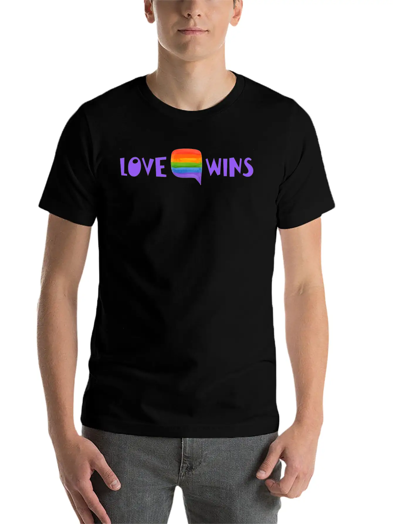 Pride LGBTQ Lightweight Cotton T-Shirt – Daily Comfort Graphic Shirt