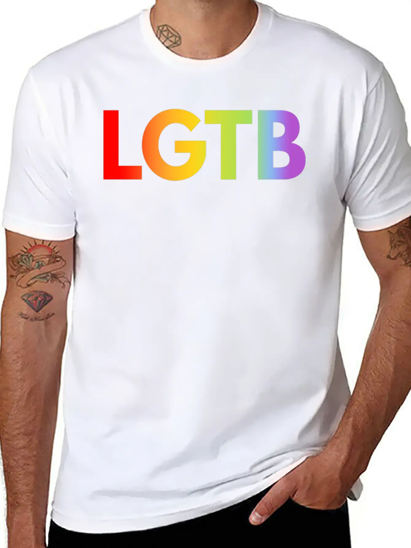 Pride LGBTQ Unisex Casual T-Shirt – Clean Design For Daily Comfort