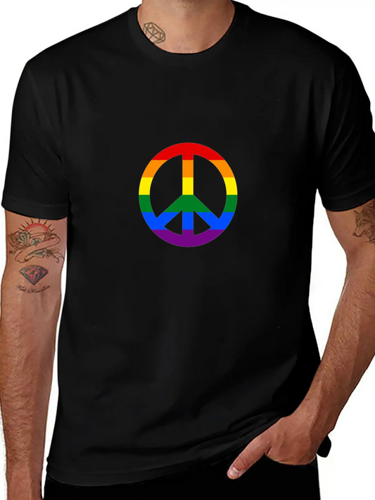 Pride Peace Basic Graphic T-Shirt – Daily Comfort In Soft Cotton