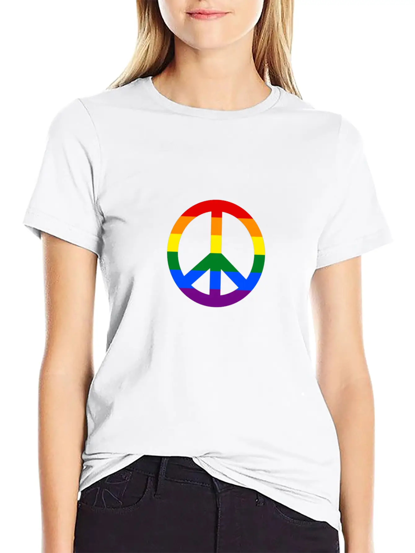 Pride Peace Basic Graphic T-Shirt – Daily Comfort In Soft Cotton