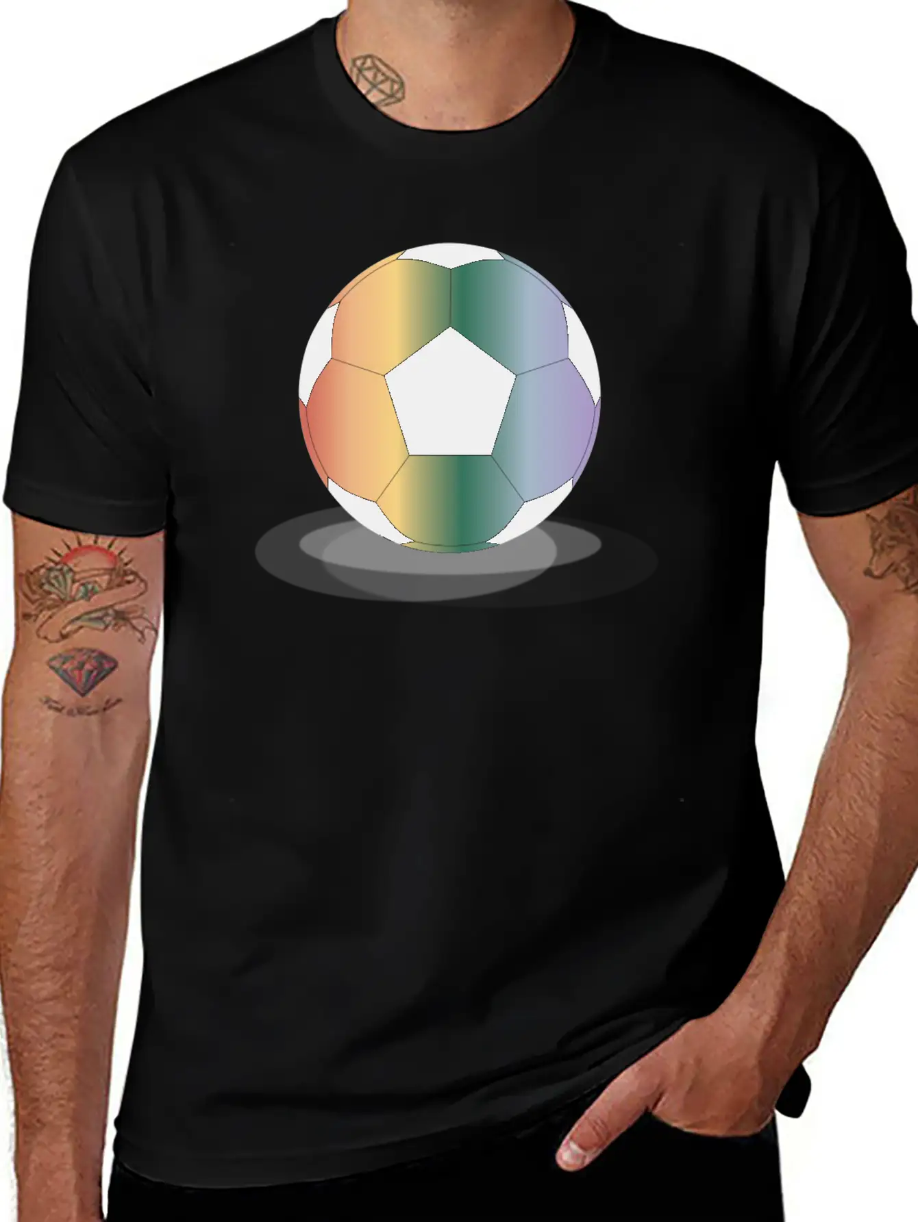 PRIDE Soccerball4 Unisex Casual T-Shirt – Clean Design For Daily Comfort