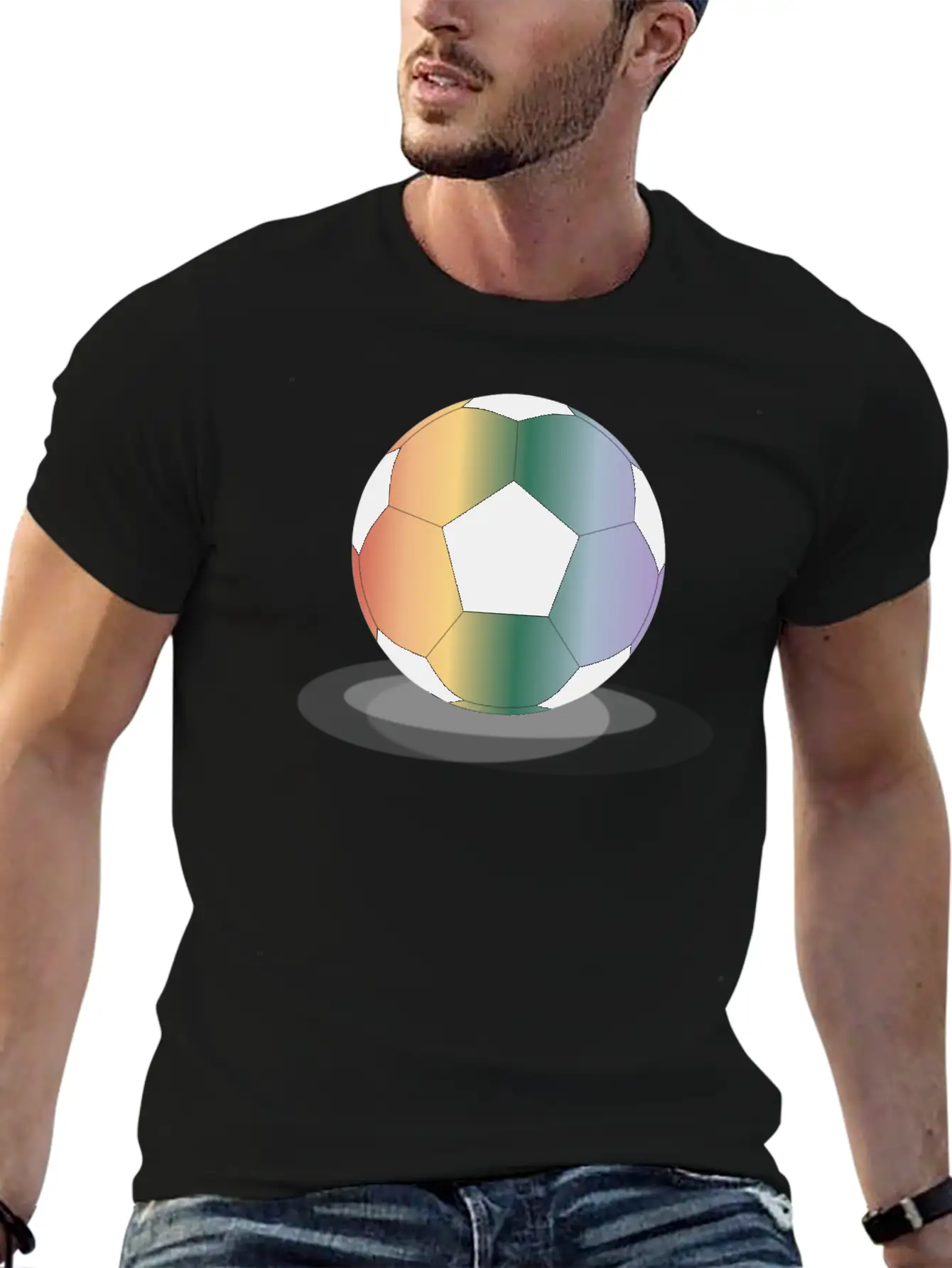 PRIDE Soccerball4 Unisex Casual T-Shirt – Clean Design For Daily Comfort