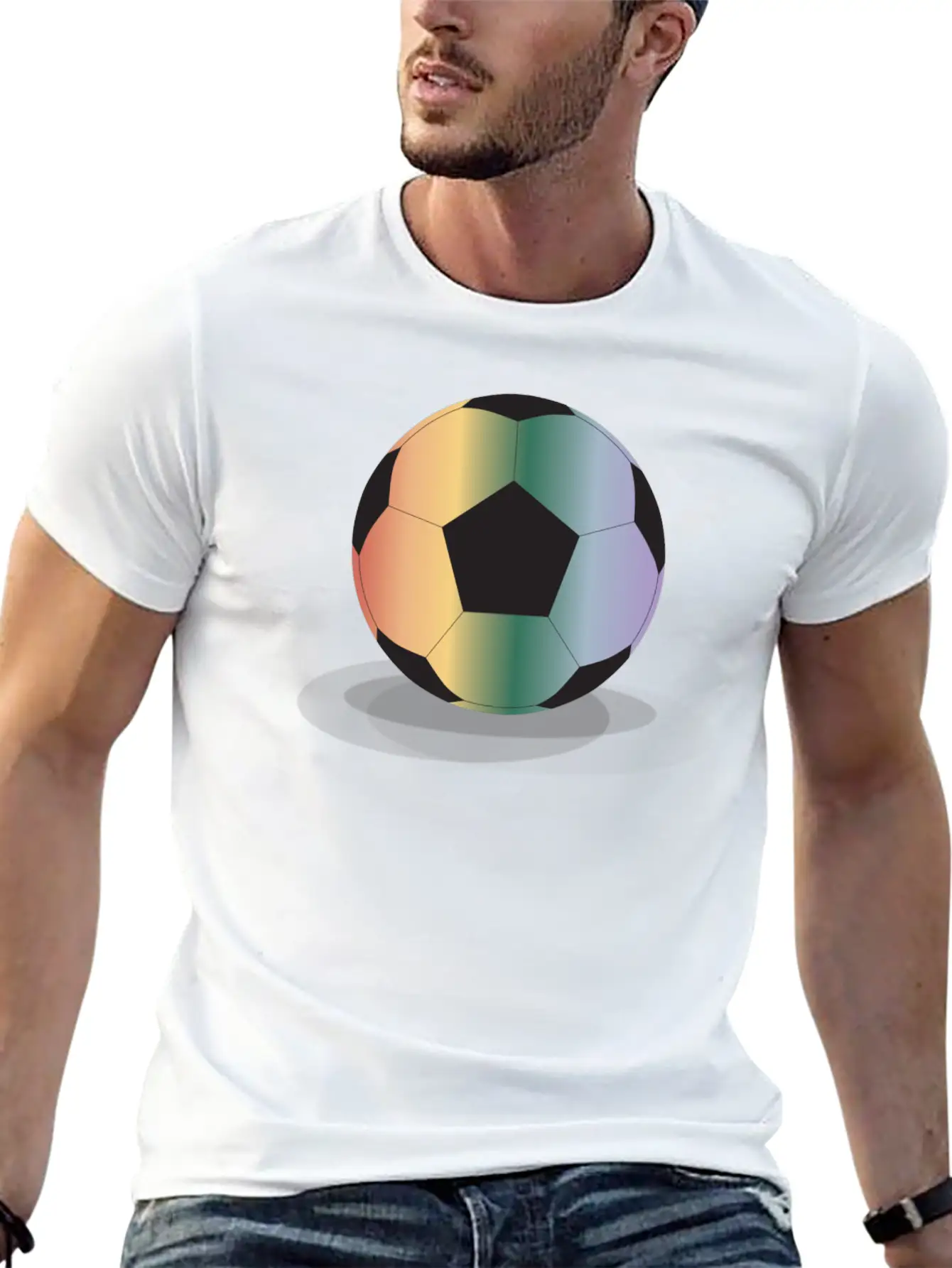 PRIDE Soccerball4 Unisex Casual T-Shirt – Clean Design For Daily Comfort