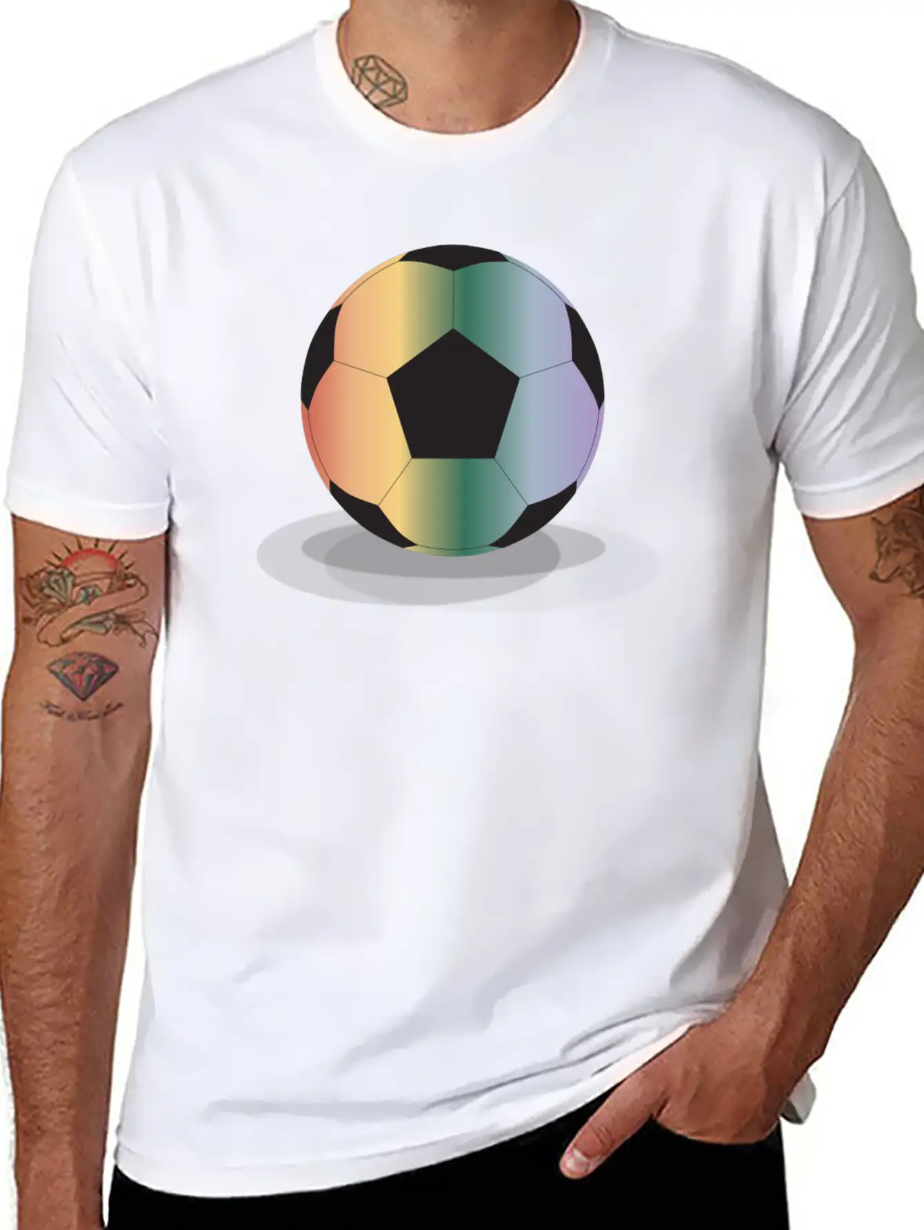 PRIDE Soccerball4 Unisex Casual T-Shirt – Clean Design For Daily Comfort