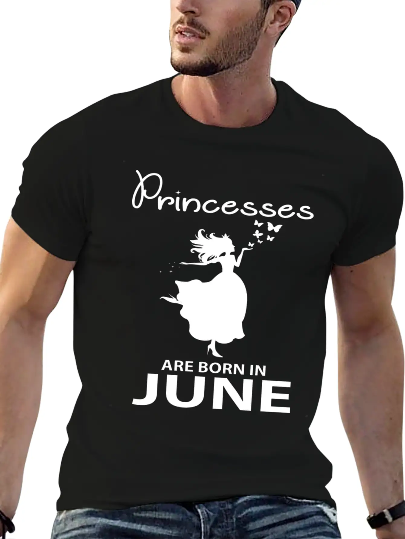 Princesses Are Born In June Yes I Am A Princess Relaxed Everyday Tee – Lightweight And Durable Cotton
