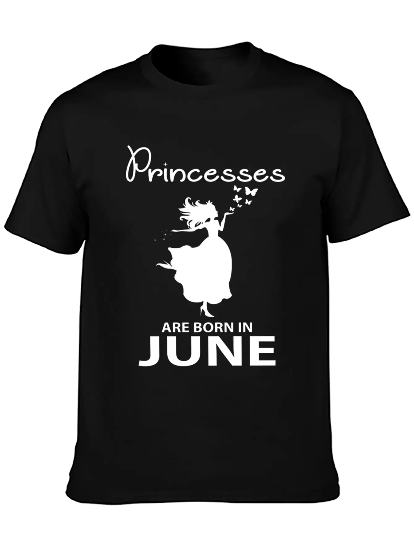 Princesses Are Born In June Yes I Am A Princess Relaxed Everyday Tee – Lightweight And Durable Cotton