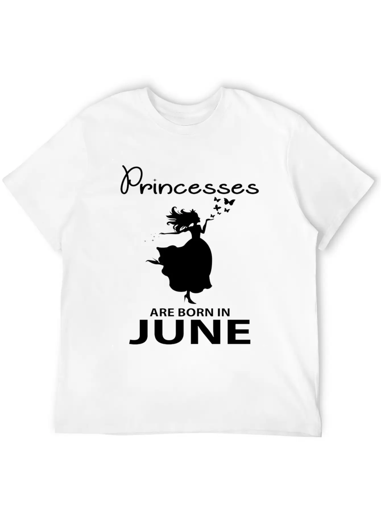 Princesses Are Born In June Yes I Am A Princess Relaxed Everyday Tee – Lightweight And Durable Cotton
