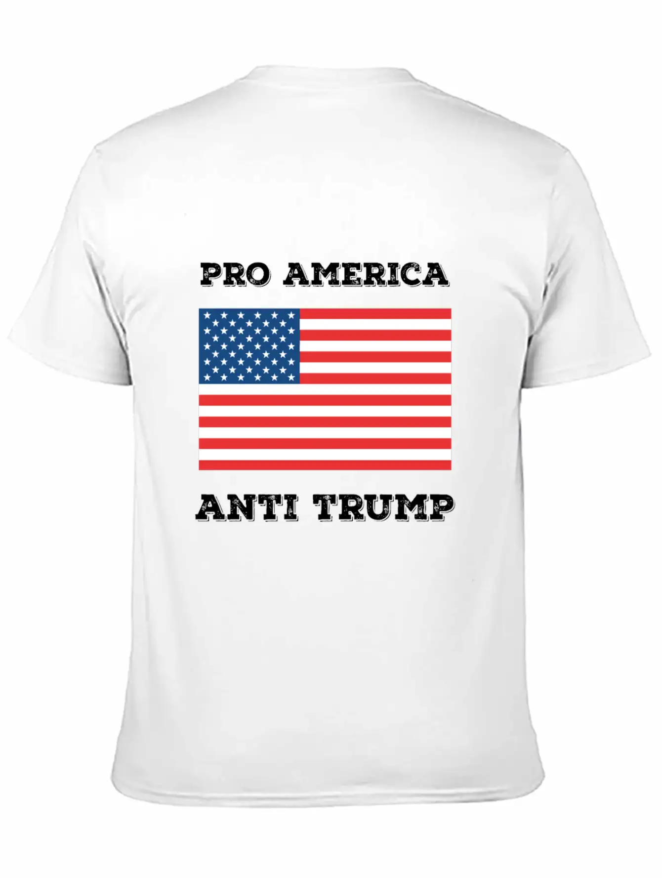 Pro America Anti Trump Modern Fit Casual T-Shirt ��� Clean And Versatile Design