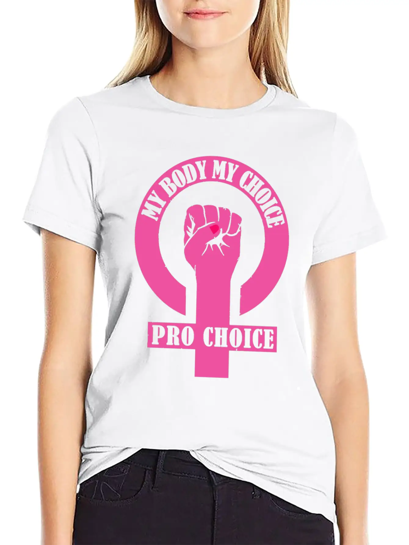 Pro Choice, Feminist My Body My Choice Unisex Casual T-Shirt – Clean Design For Daily Comfort