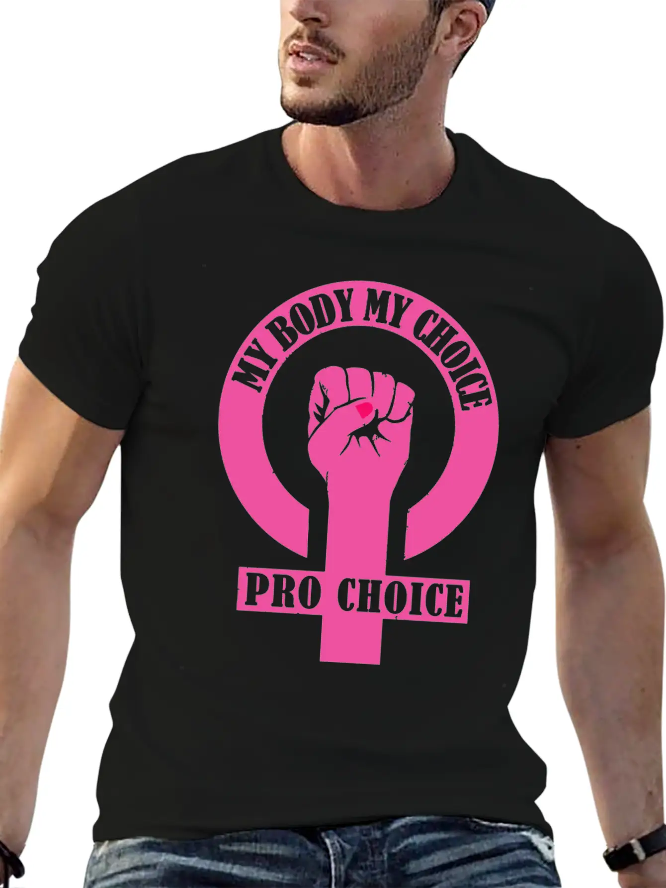 Pro Choice, Feminist My Body My Choice Unisex Casual T-Shirt – Clean Design For Daily Comfort