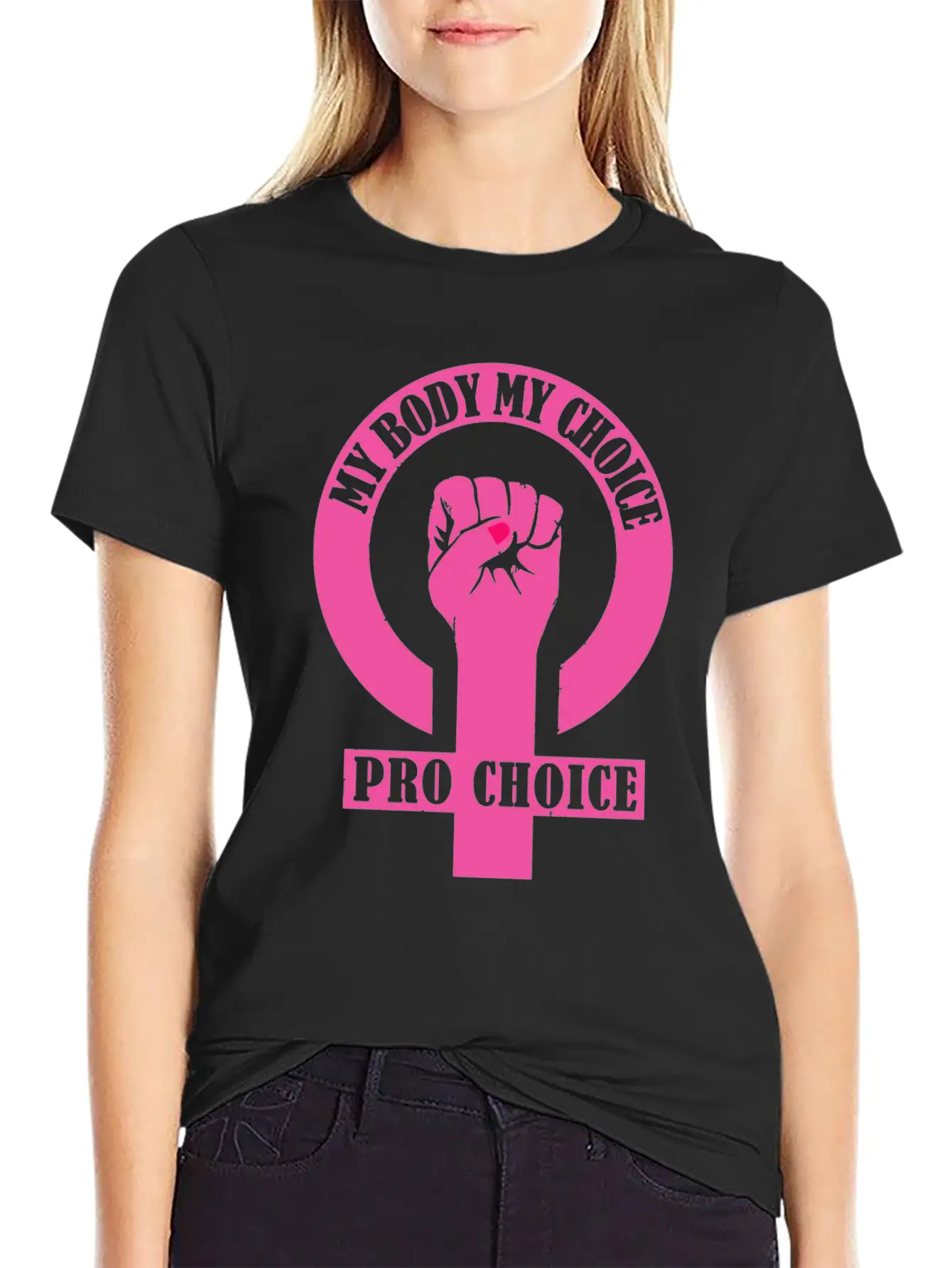 Pro Choice, Feminist My Body My Choice Unisex Casual T-Shirt – Clean Design For Daily Comfort