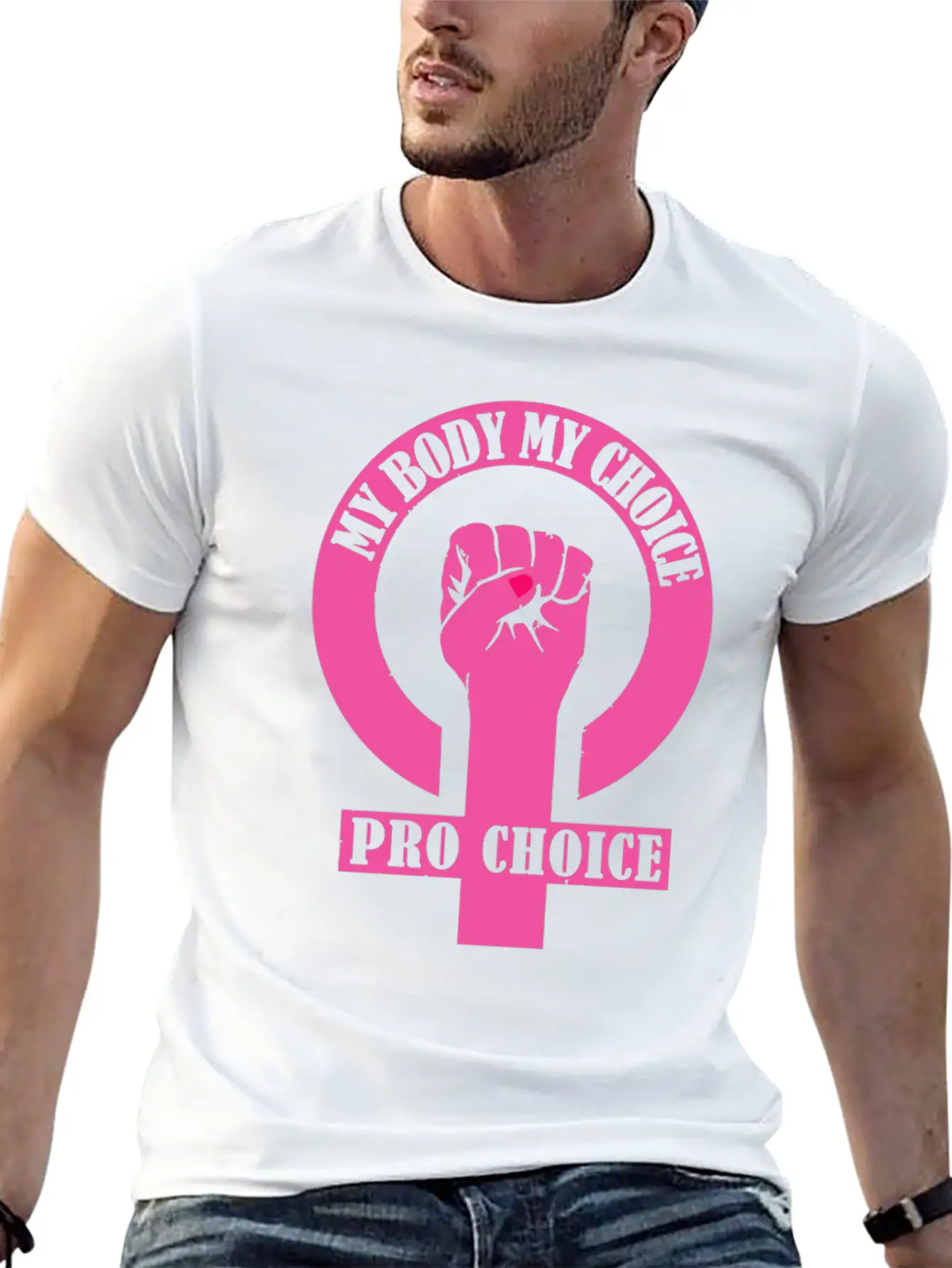 Pro Choice, Feminist My Body My Choice Unisex Casual T-Shirt – Clean Design For Daily Comfort