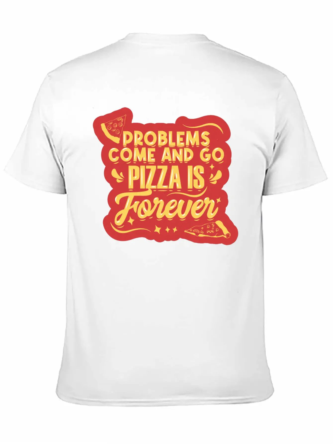 Problem Come And Go Lightweight Cotton T-Shirt – Daily Comfort Graphic Shirt