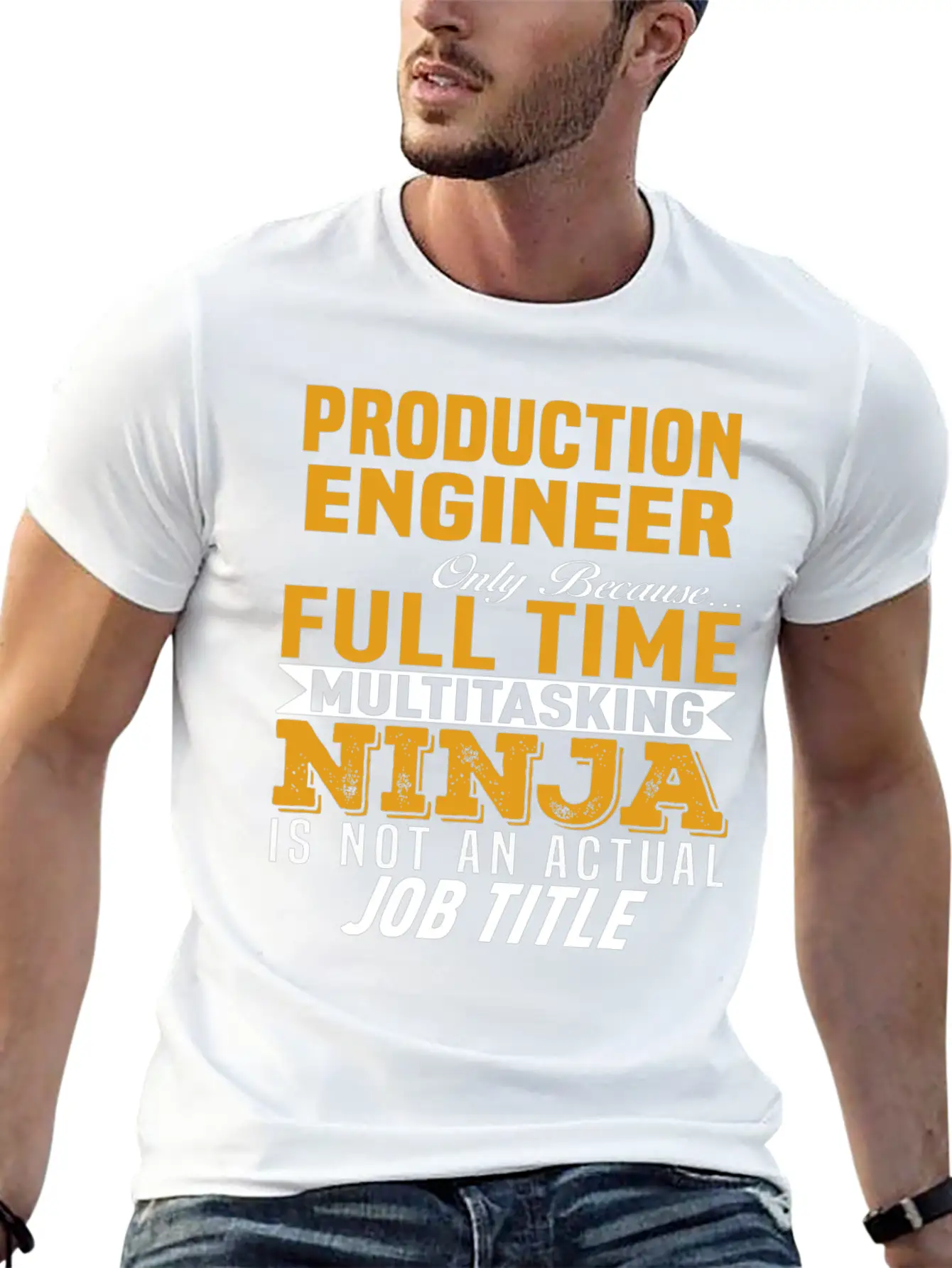 Production Engineer Unisex Casual T-Shirt – Clean Design For Daily Comfort