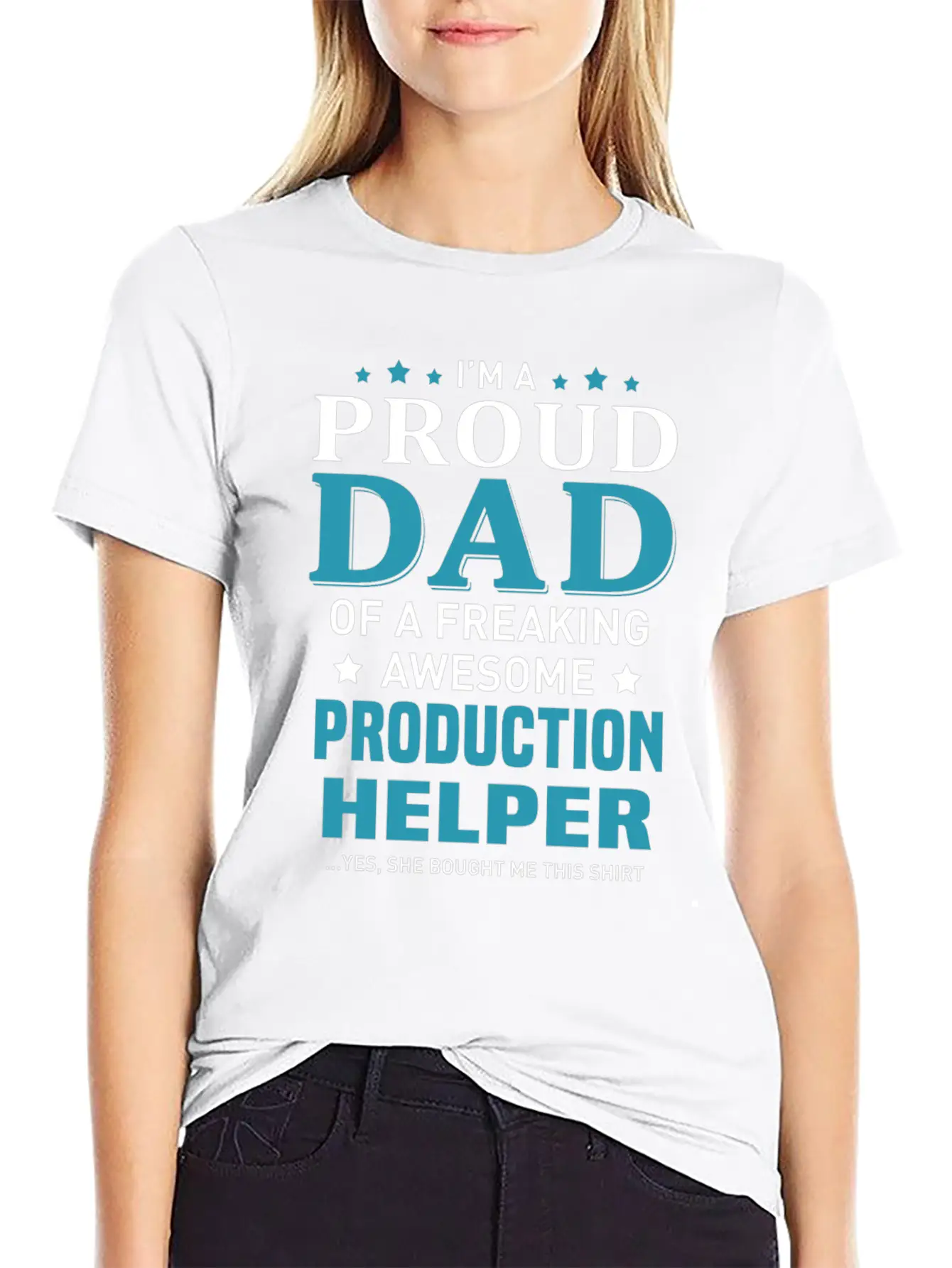 Production Helper Classic Fit Graphic Tee For Daily Comfort – Unisex Cotton Shirt