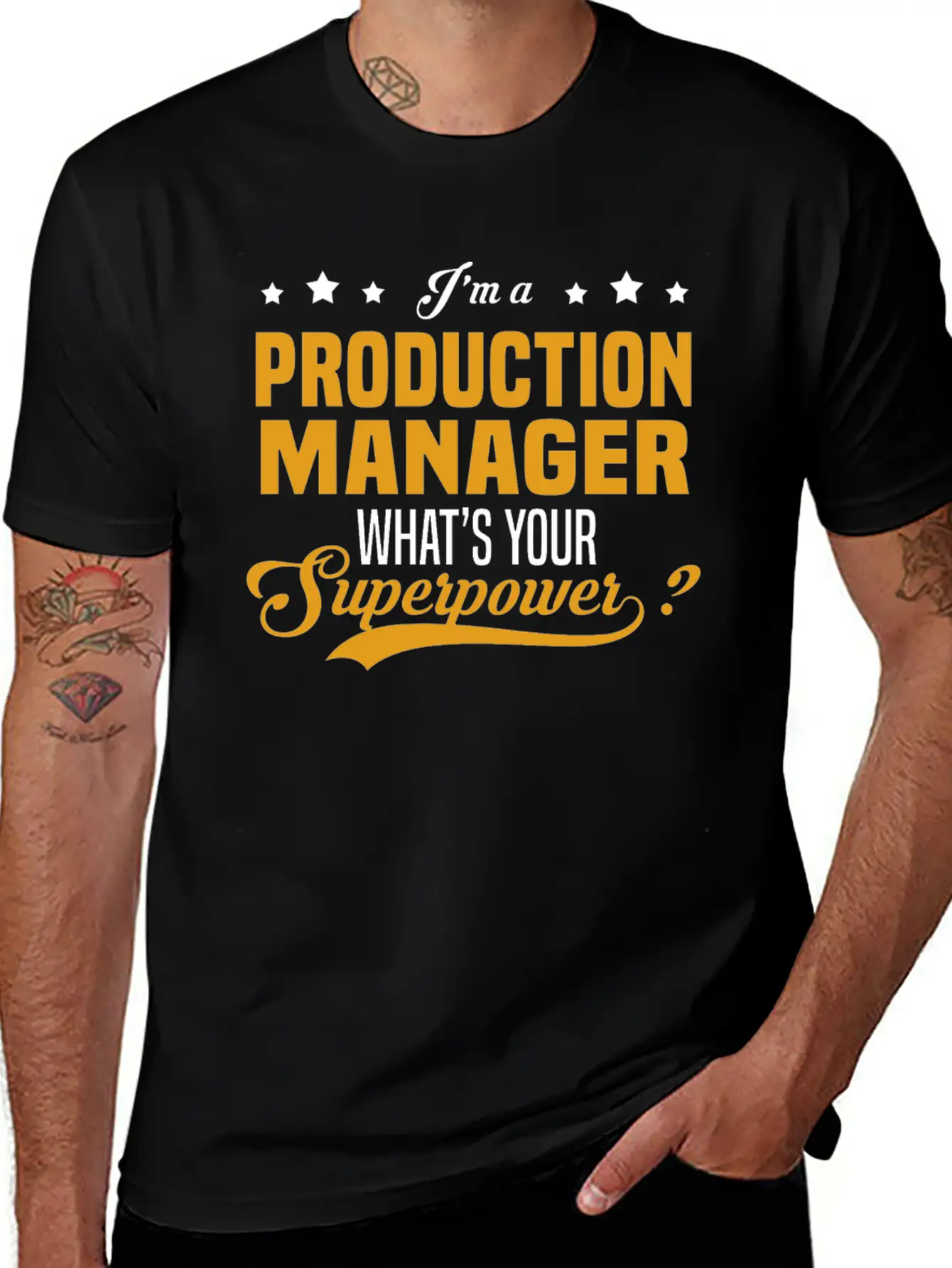 Production Manager Modern Fit Casual T-Shirt ��� Clean And Versatile Design