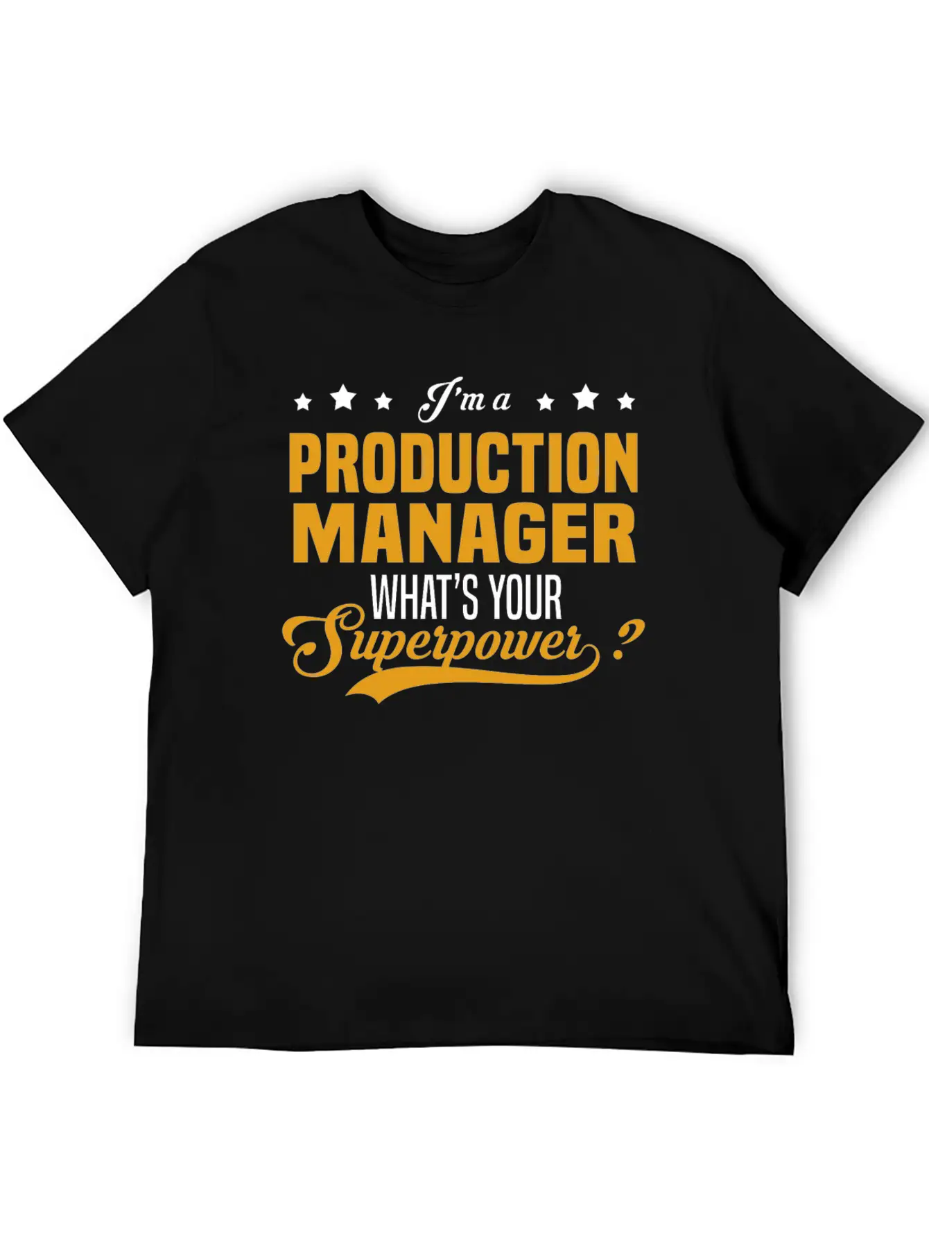 Production Manager Modern Fit Casual T-Shirt ��� Clean And Versatile Design