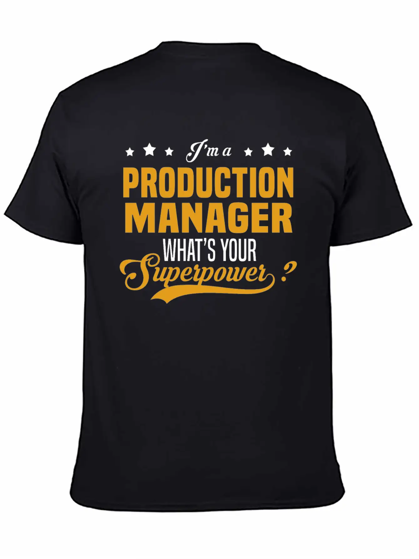 Production Manager Modern Fit Casual T-Shirt ��� Clean And Versatile Design