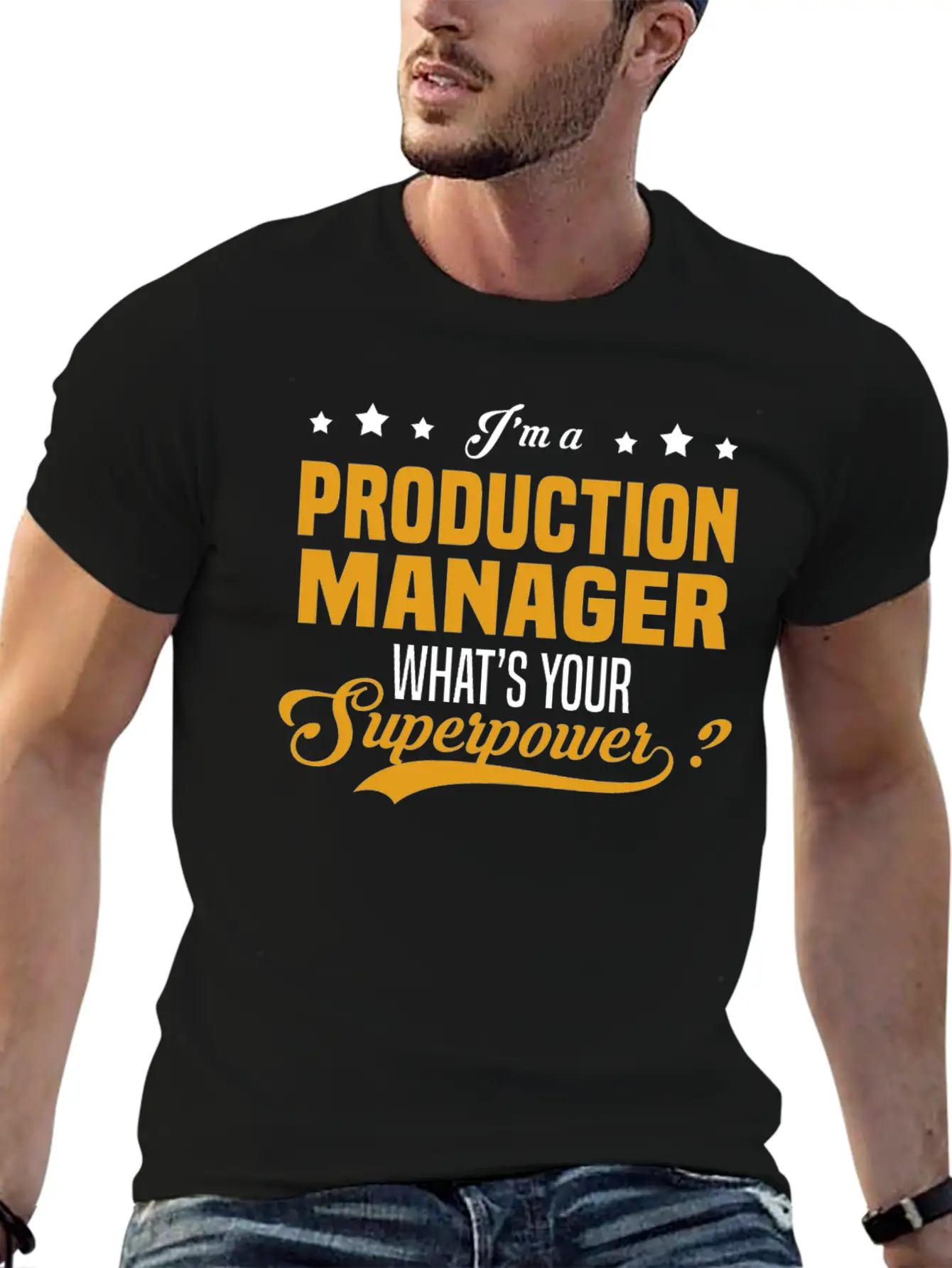 Production Manager Modern Fit Casual T-Shirt ��� Clean And Versatile Design