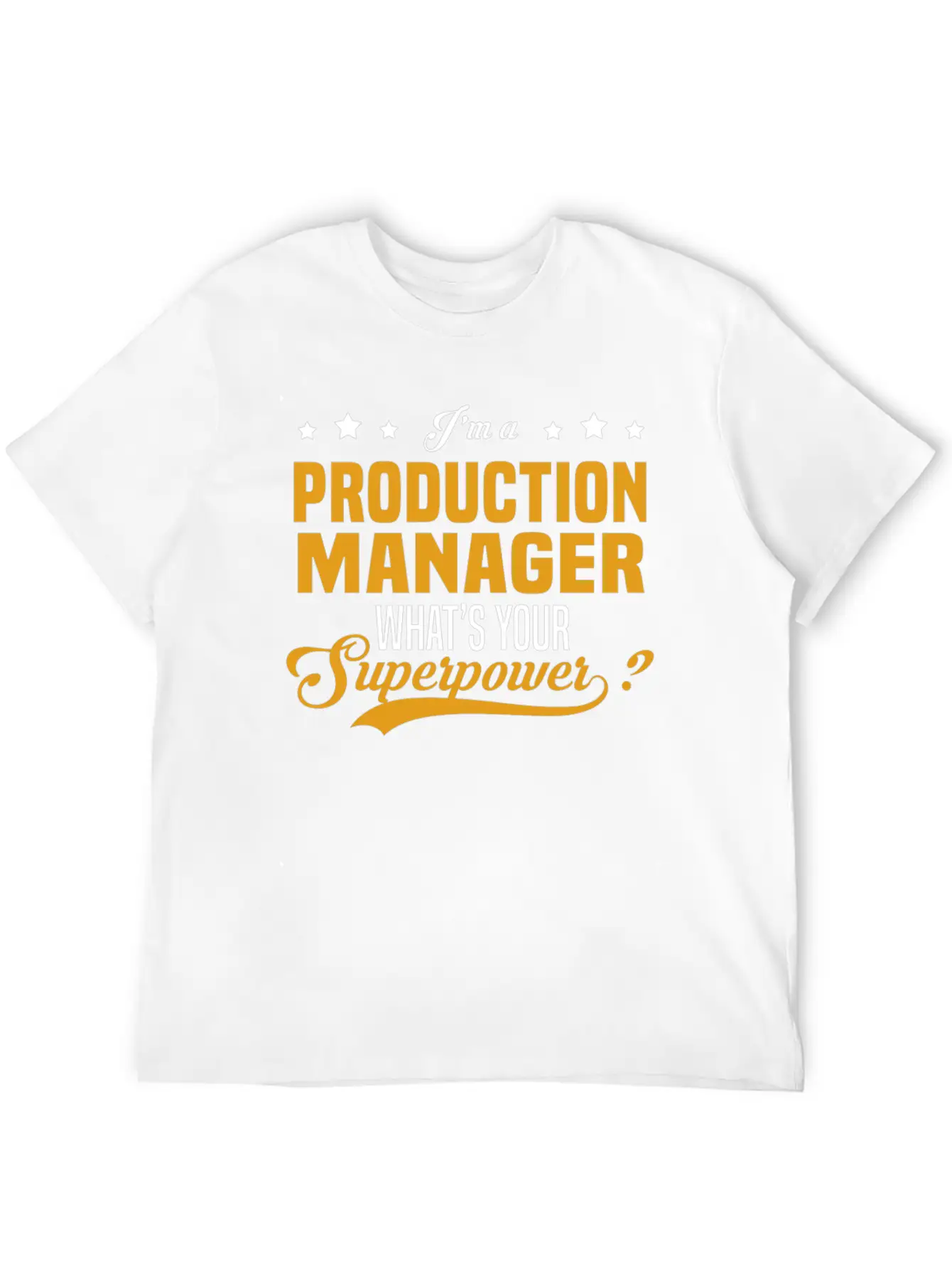 Production Manager Modern Fit Casual T-Shirt ��� Clean And Versatile Design