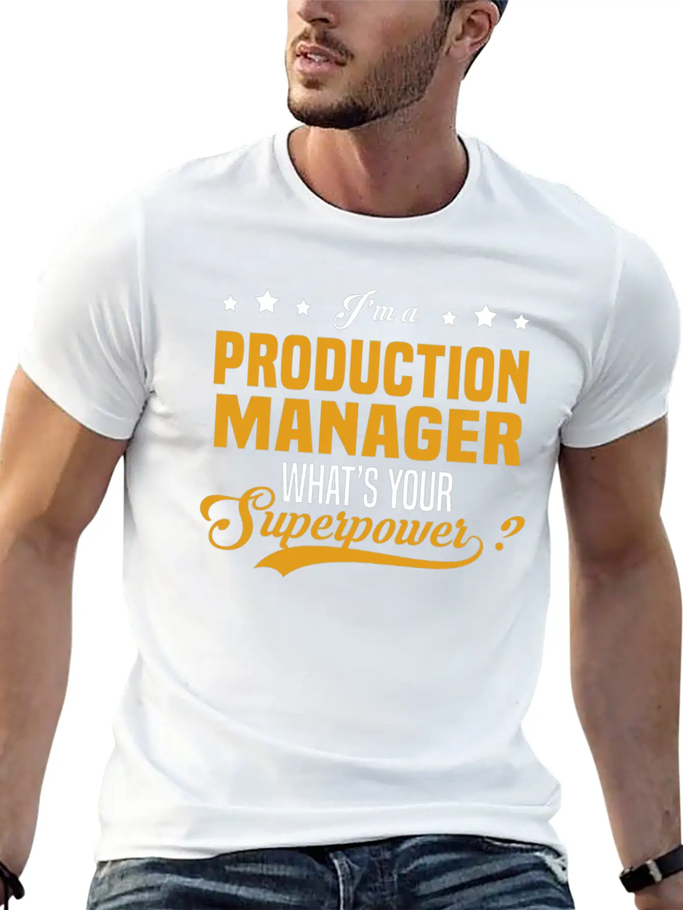 Production Manager Modern Fit Casual T-Shirt ��� Clean And Versatile Design
