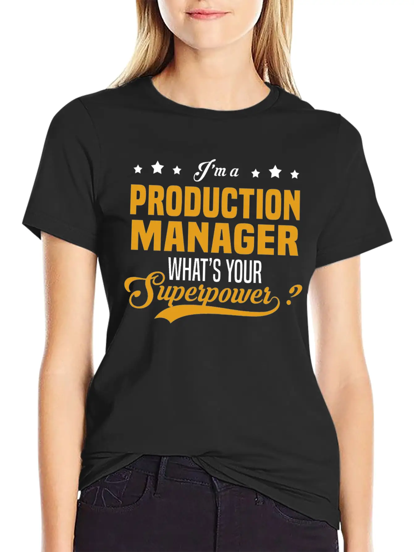 Production Manager Modern Fit Casual T-Shirt ��� Clean And Versatile Design