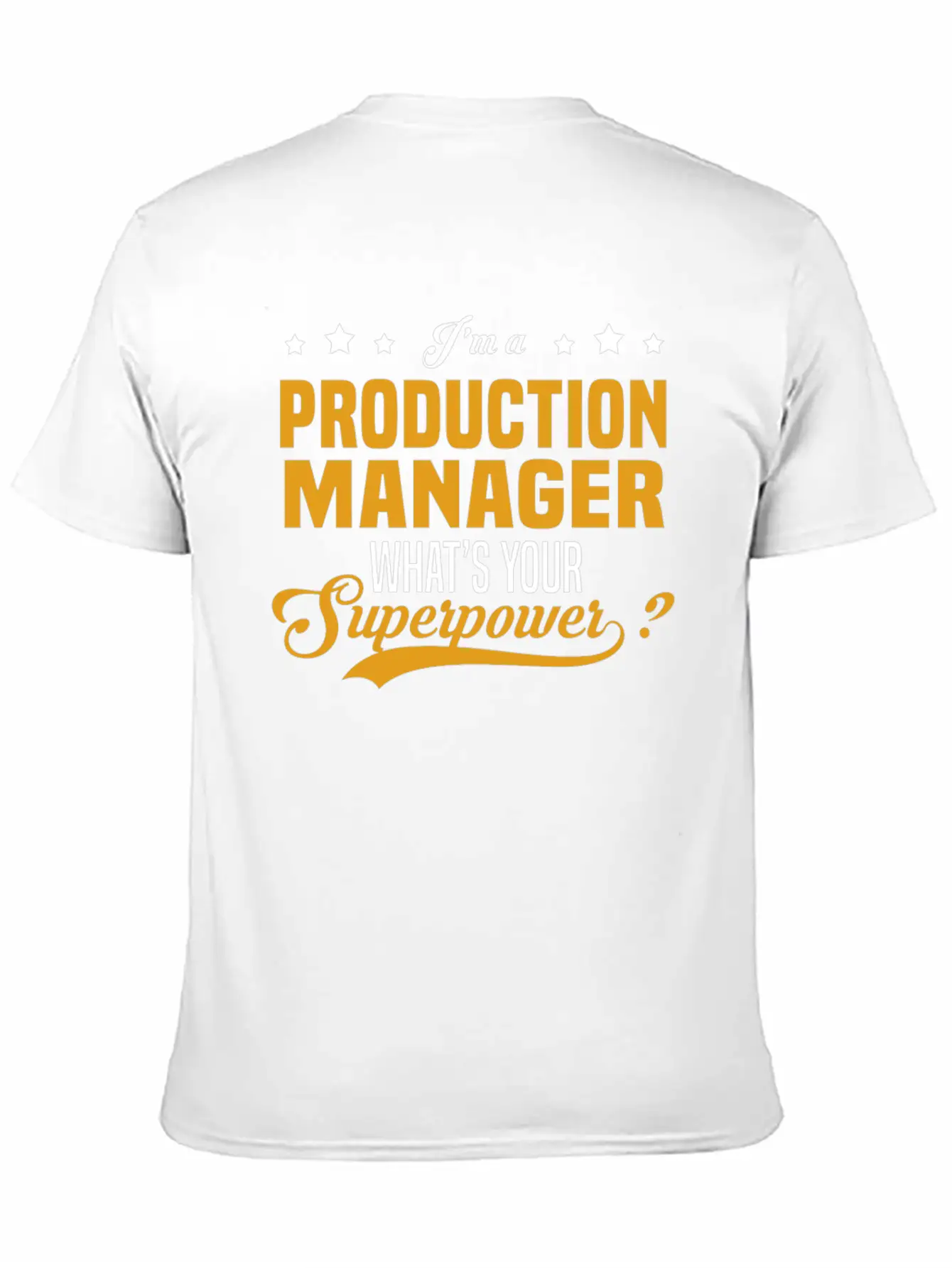Production Manager Modern Fit Casual T-Shirt ��� Clean And Versatile Design
