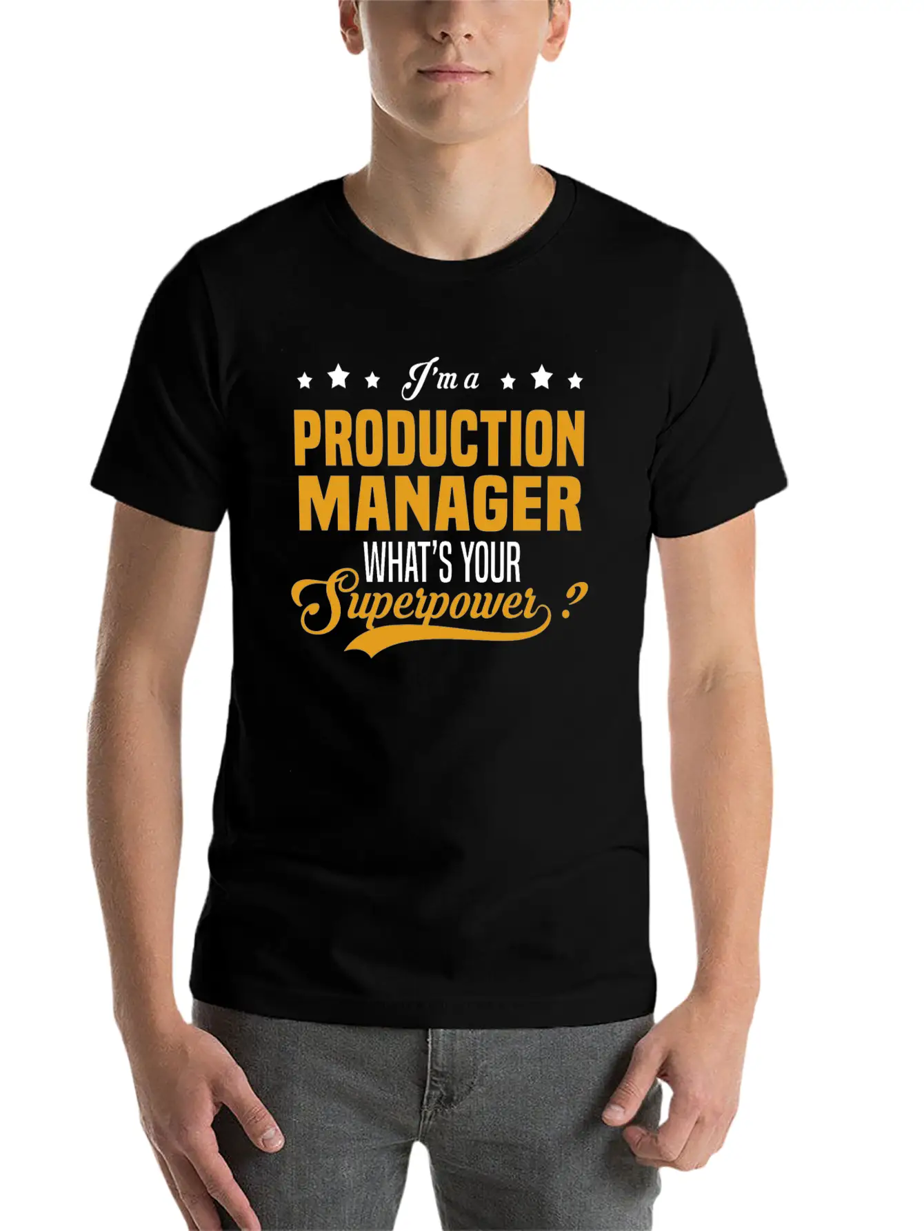 Production Manager Modern Fit Casual T-Shirt ��� Clean And Versatile Design