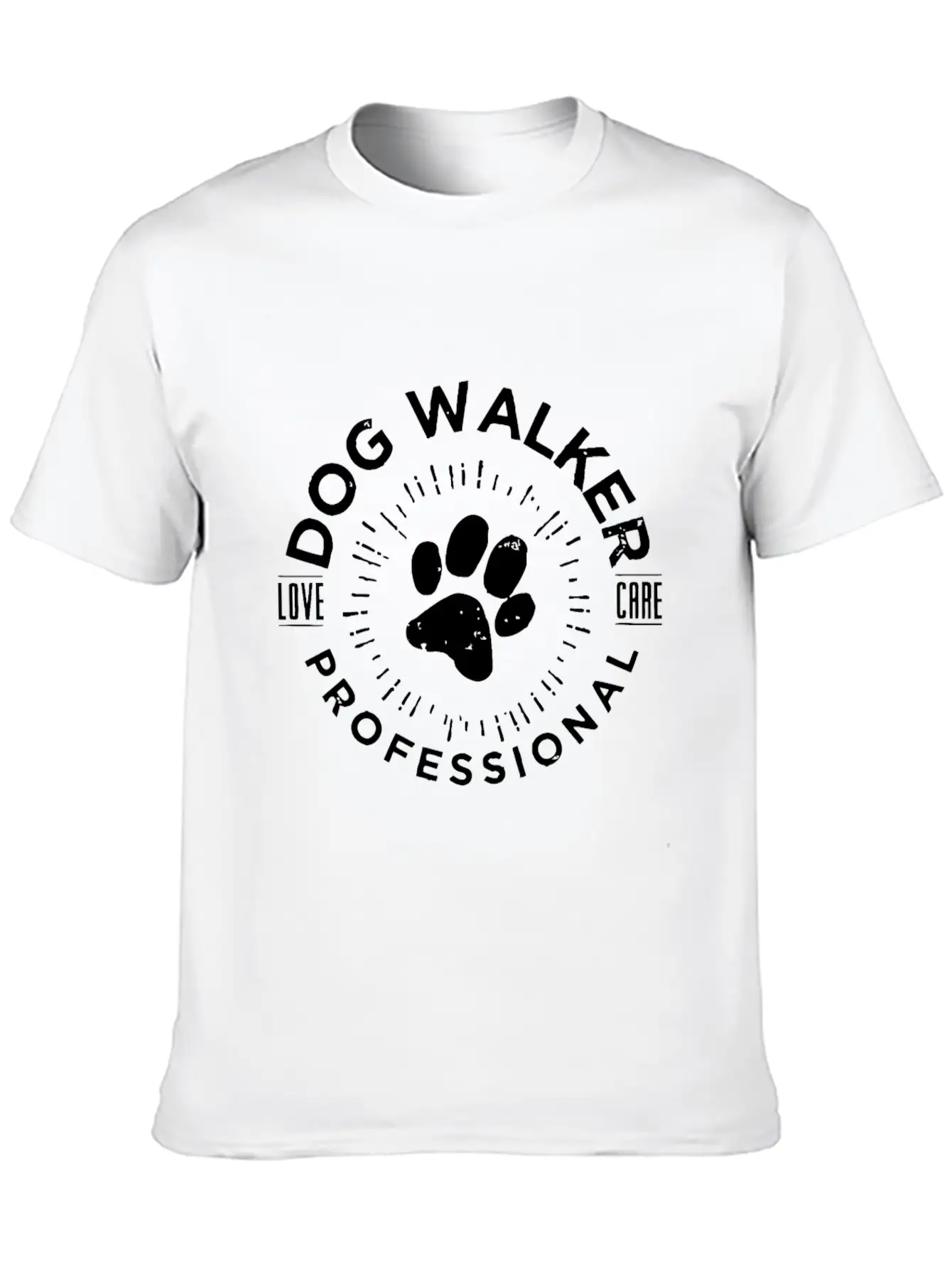 Professional Dog Walkerlove Dog Walkcute Dog Walkd Soft Cotton Short Sleeve Tee – Unisex Wardrobe Staple