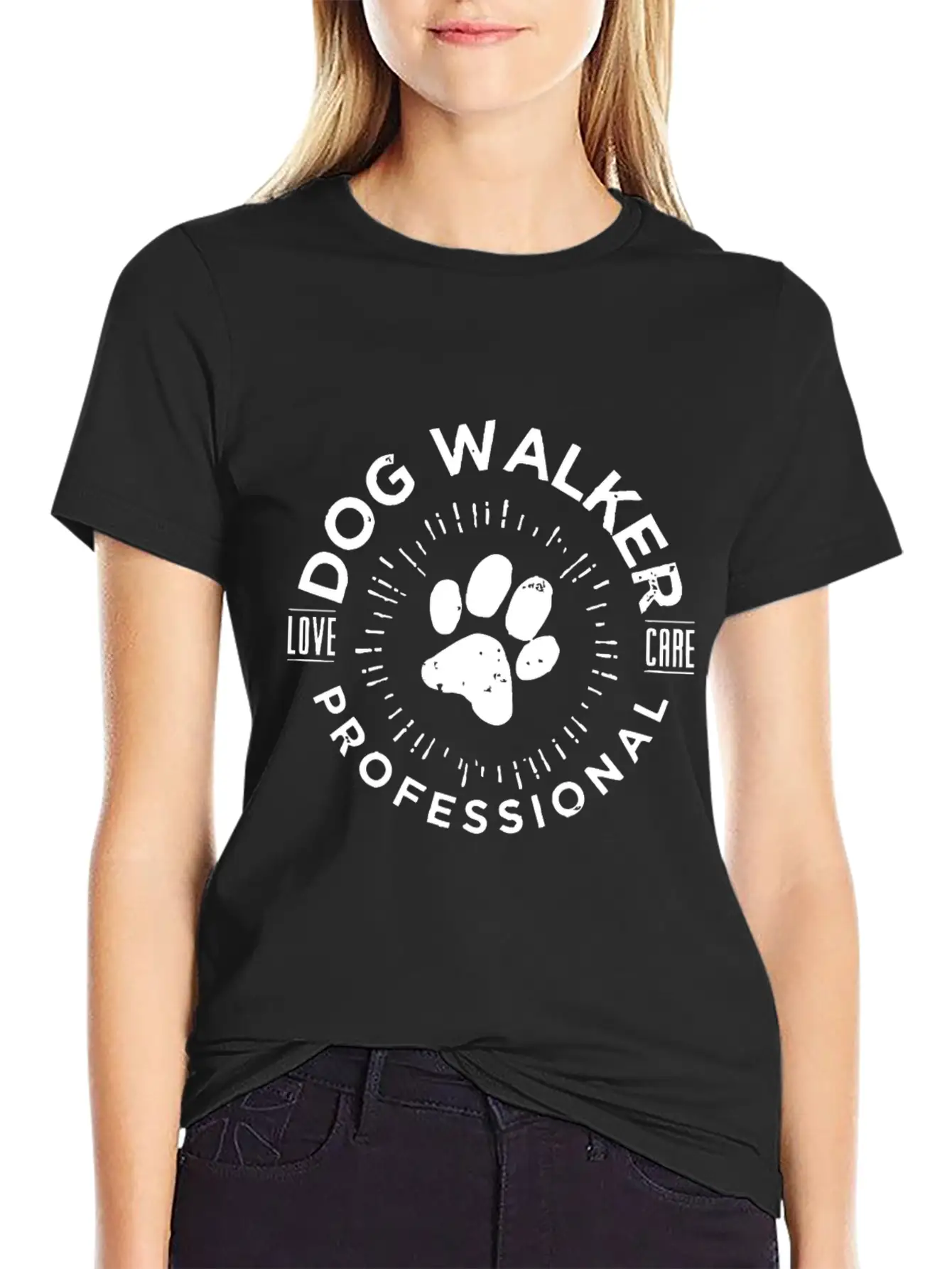 Professional Dog Walkerlove Dog Walkcute Dog Walkd Soft Cotton Short Sleeve Tee – Unisex Wardrobe Staple