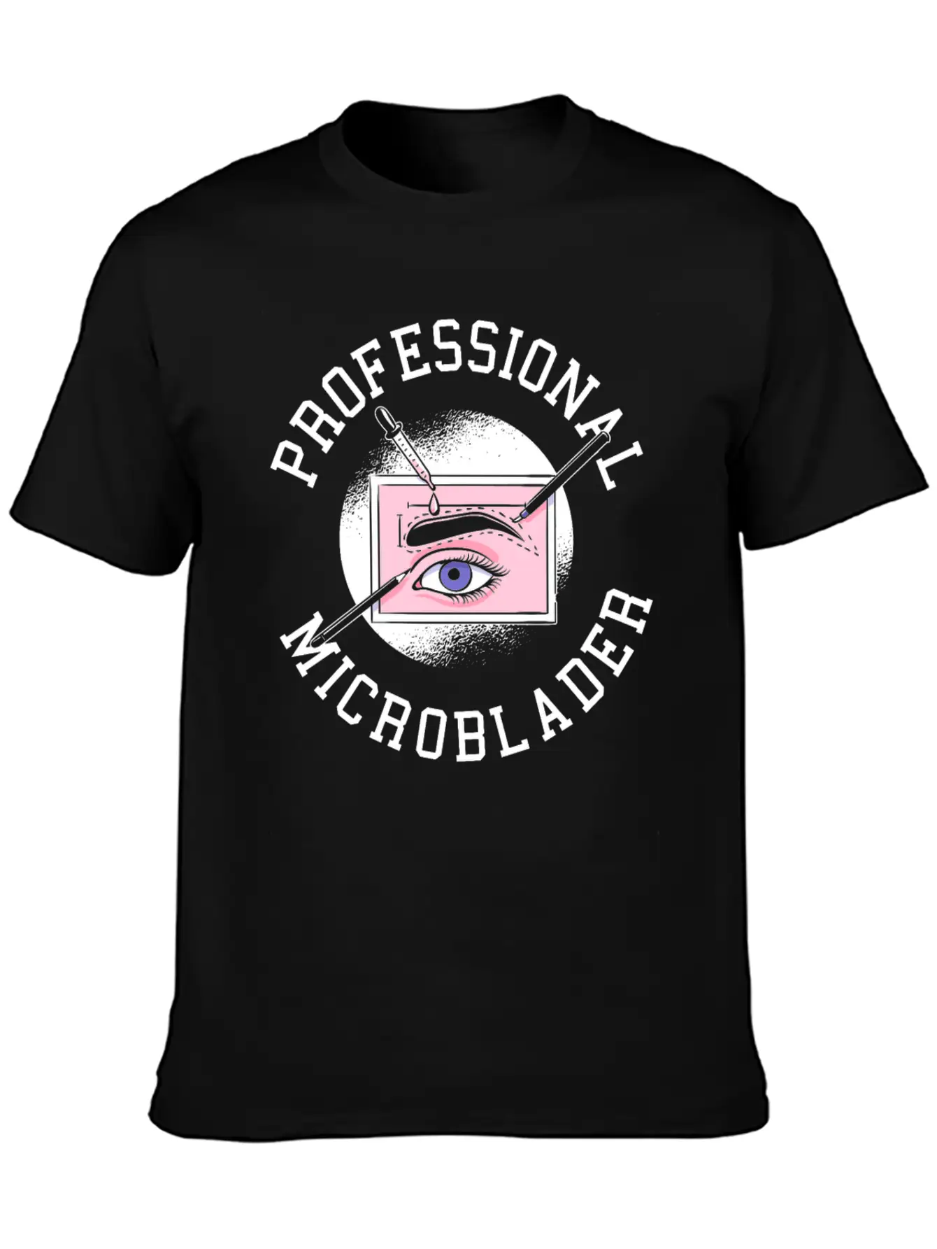 Professional Microblader Brow Artist Lash Expert Classic Fit Graphic Tee For Daily Comfort – Unisex Cotton Shirt