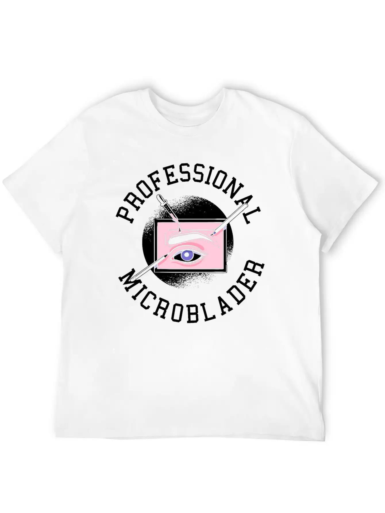 Professional Microblader Brow Artist Lash Expert Classic Fit Graphic Tee For Daily Comfort – Unisex Cotton Shirt