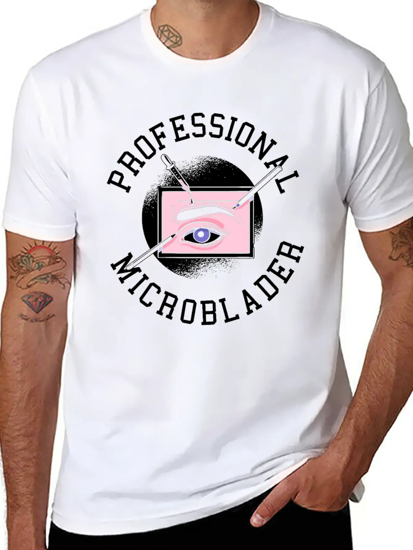Professional Microblader Brow Artist Lash Expert Classic Fit Graphic Tee For Daily Comfort – Unisex Cotton Shirt