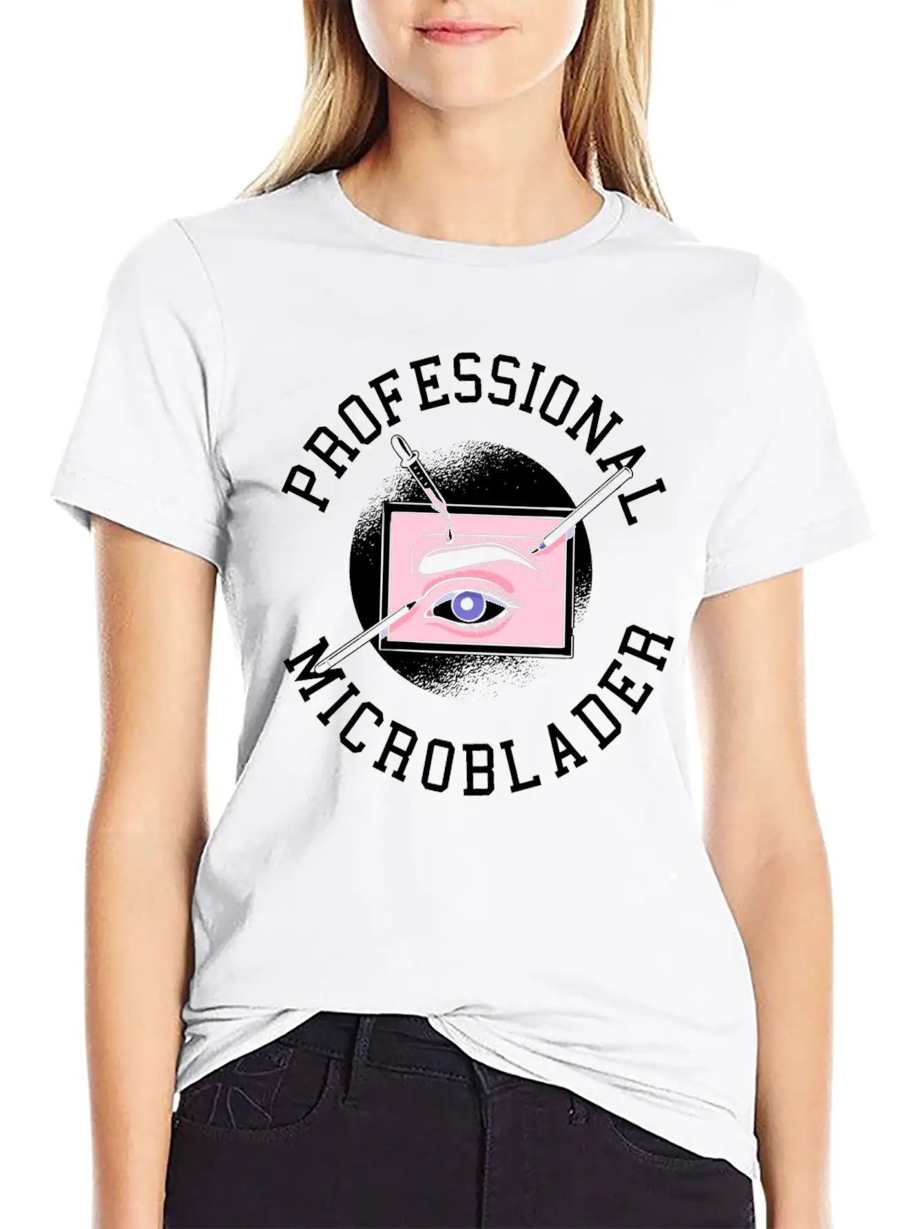 Professional Microblader Brow Artist Lash Expert Classic Fit Graphic Tee For Daily Comfort – Unisex Cotton Shirt