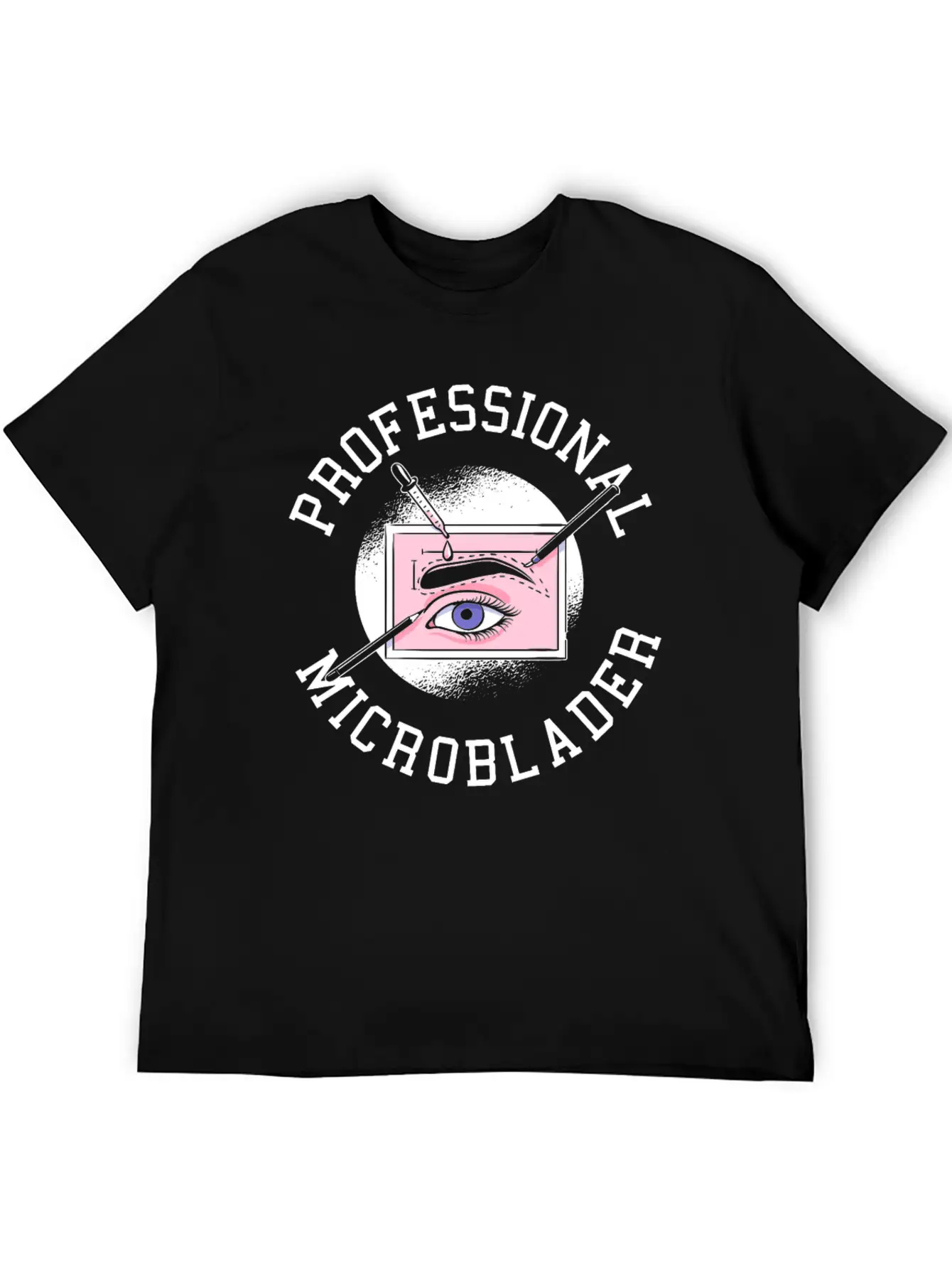 Professional Microblader Brow Artist Lash Expert Classic Fit Graphic Tee For Daily Comfort – Unisex Cotton Shirt