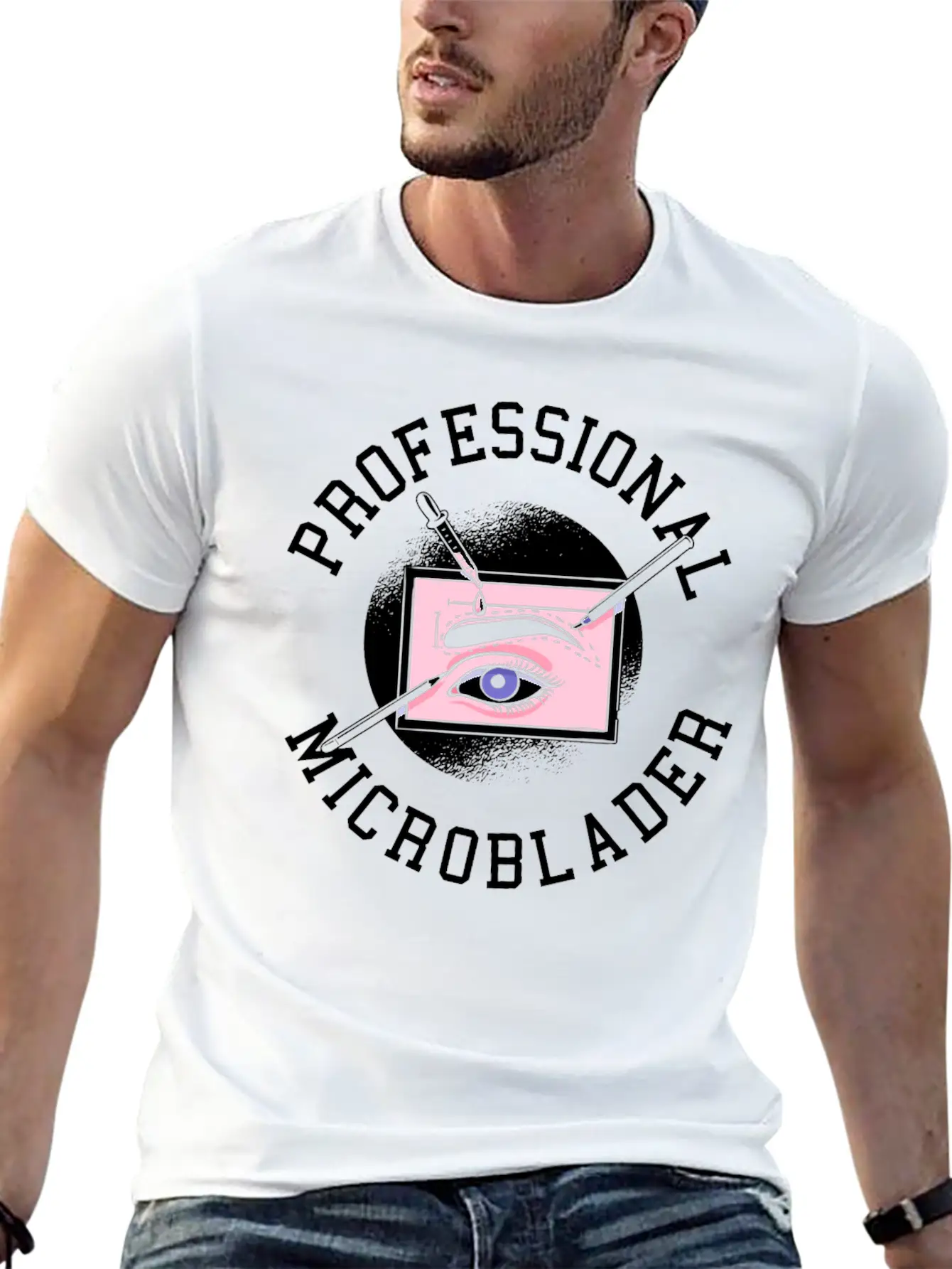 Professional Microblader Brow Artist Lash Expert Classic Fit Graphic Tee For Daily Comfort – Unisex Cotton Shirt