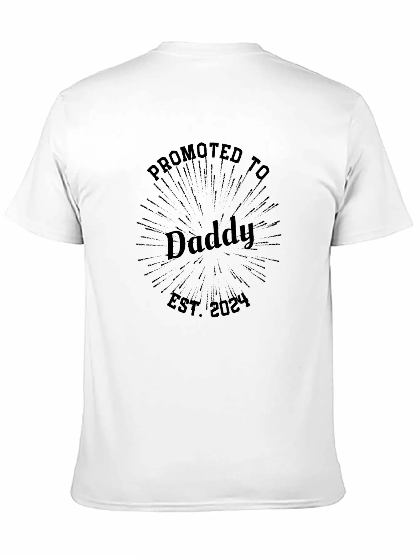 Promoted To Daddy Baby Announcement New-born Baby Lightweight Cotton T-Shirt – Daily Comfort Graphic Shirt
