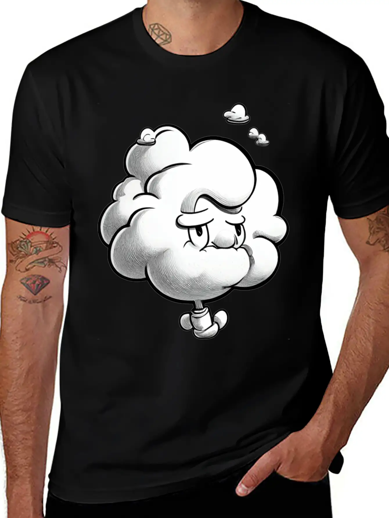 Propeller Fluffy Cloud Classic Fit Graphic Tee For Daily Comfort – Unisex Cotton Shirt