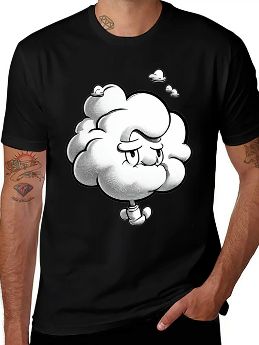 Propeller Fluffy Cloud Classic Fit Graphic Tee For Daily Comfort – Unisex Cotton Shirt