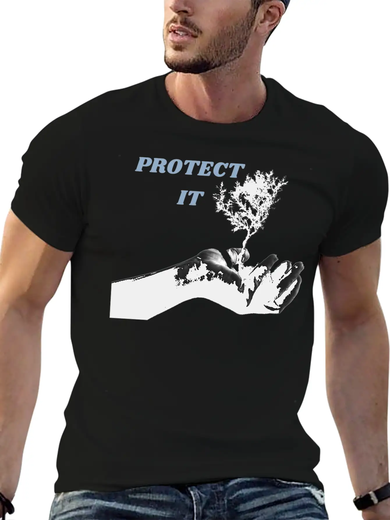 PROTECT IT Basic Graphic T-Shirt – Daily Comfort In Soft Cotton