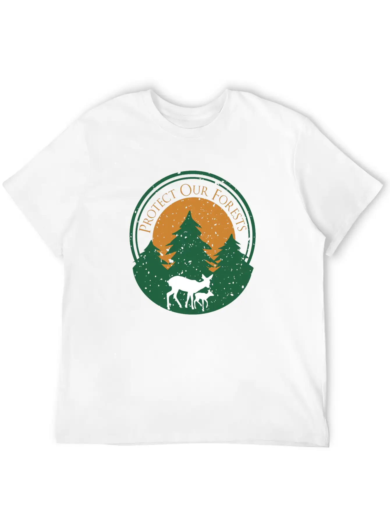 Protect Our Forests | Forest And Environment Lover Comfortable Minimalist Graphic Tee – Summer Style Essential