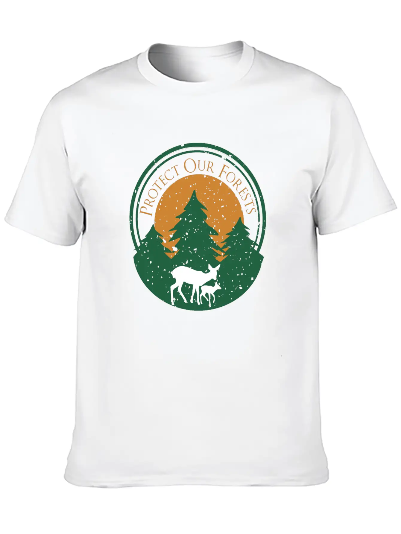 Protect Our Forests | Forest And Environment Lover Comfortable Minimalist Graphic Tee – Summer Style Essential