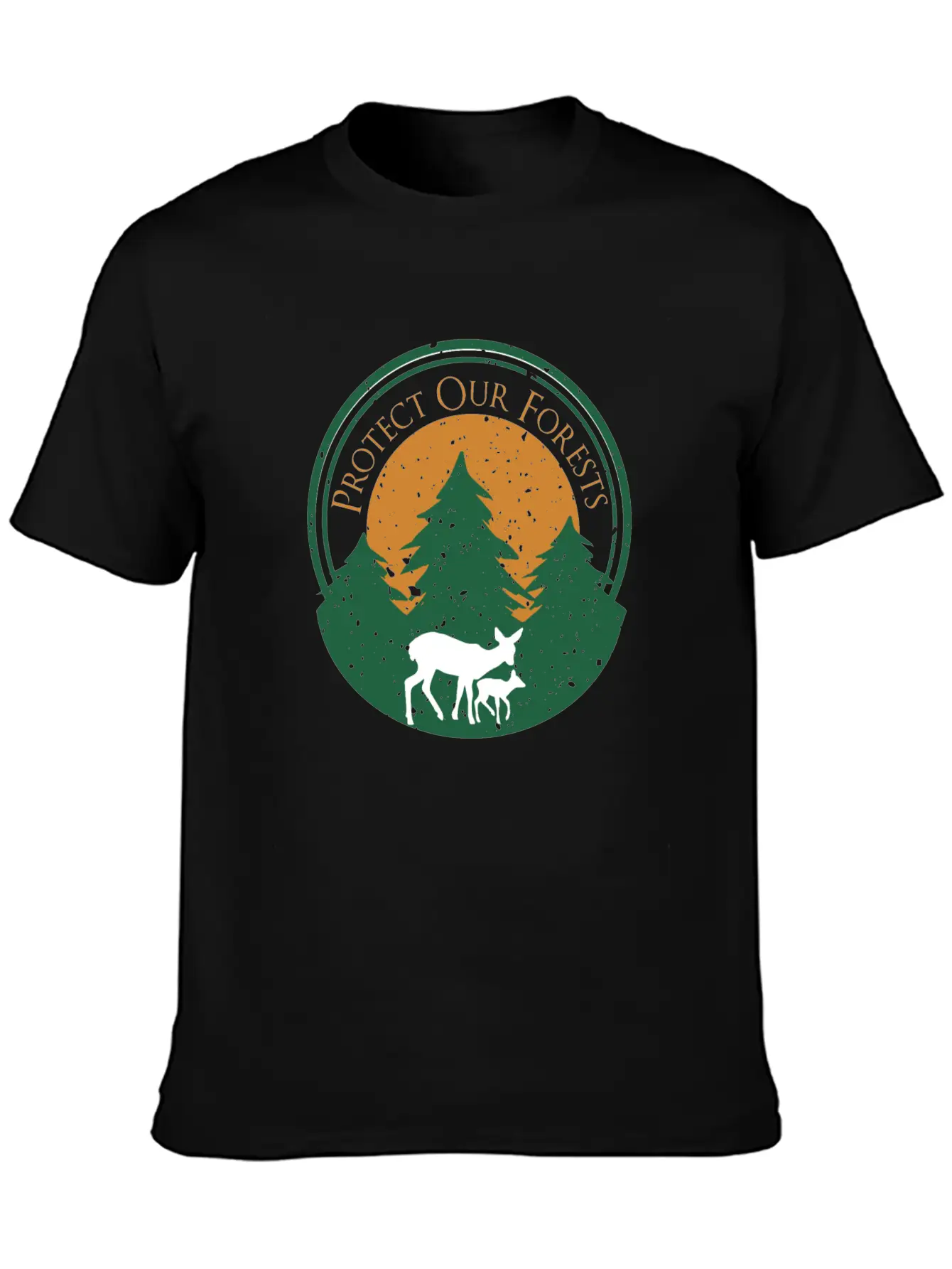 Protect Our Forests | Forest And Environment Lover Comfortable Minimalist Graphic Tee – Summer Style Essential