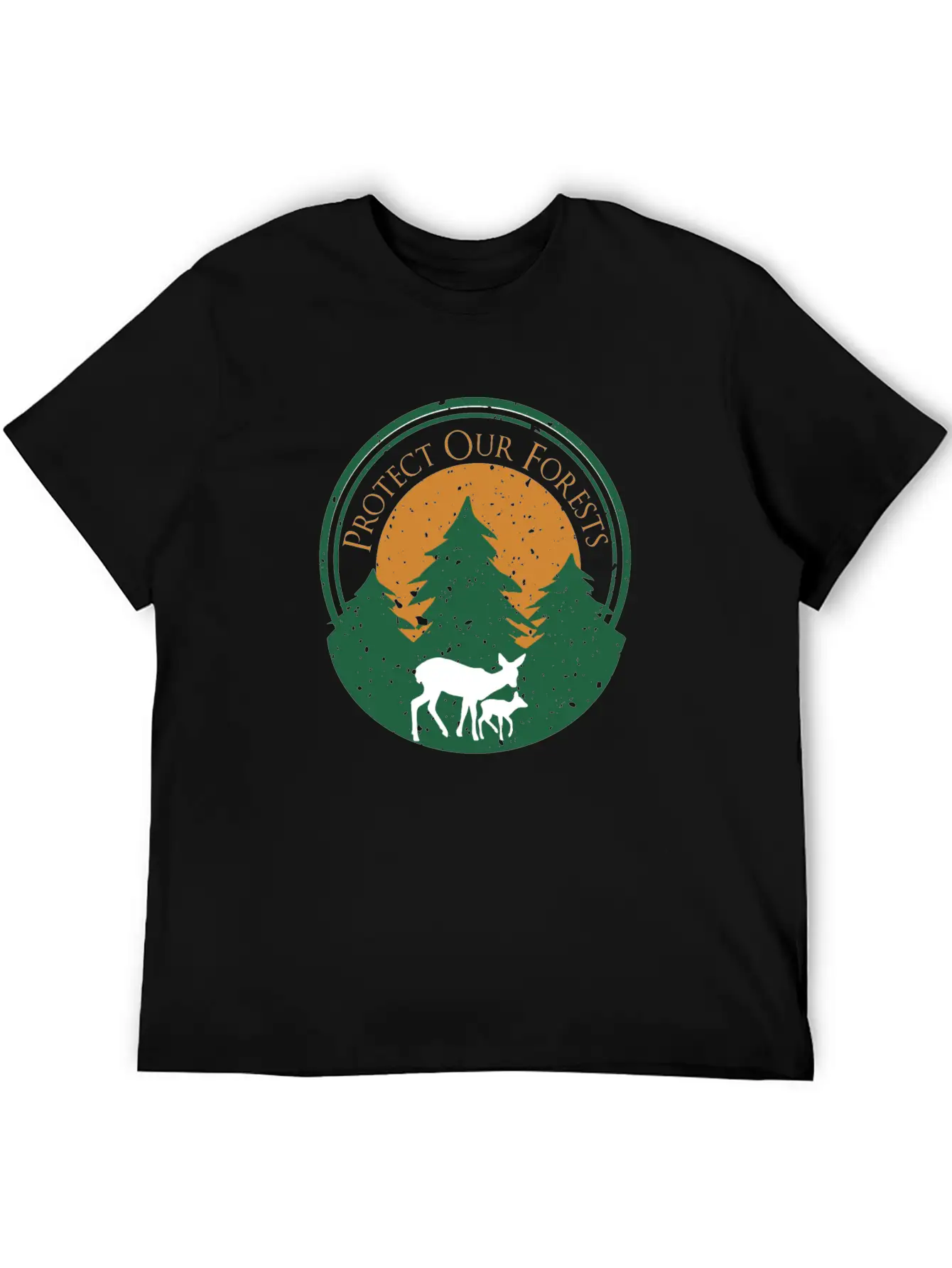 Protect Our Forests | Forest And Environment Lover Comfortable Minimalist Graphic Tee – Summer Style Essential