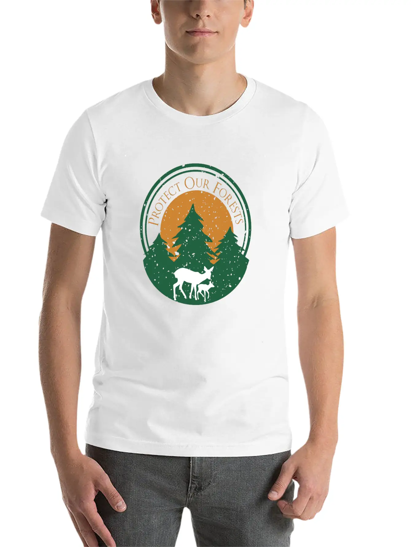 Protect Our Forests | Forest And Environment Lover Comfortable Minimalist Graphic Tee – Summer Style Essential