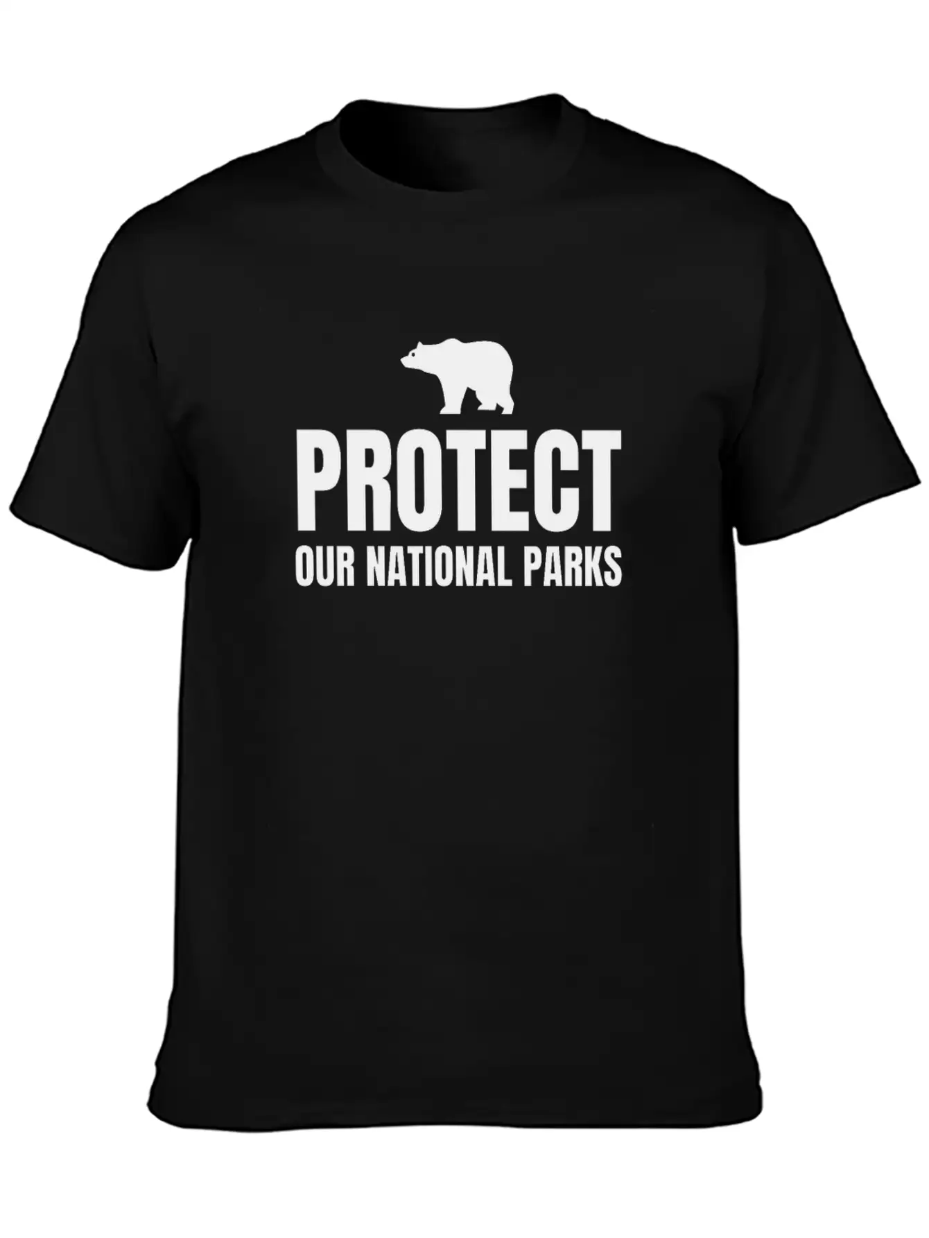 PROTECT OUR NATIONAL PARKS Modern Fit Casual T-Shirt ��� Clean And Versatile Design