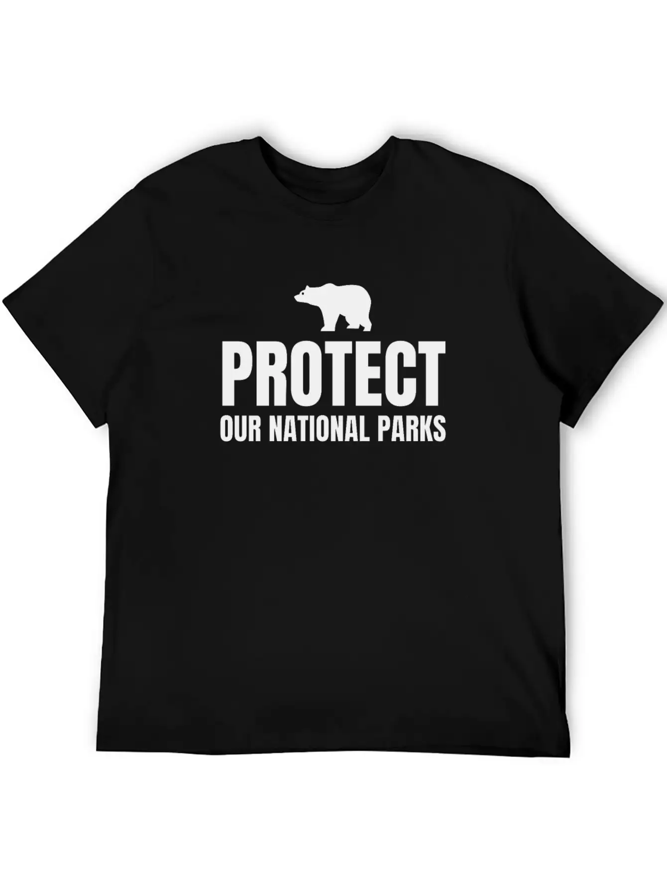 PROTECT OUR NATIONAL PARKS Modern Fit Casual T-Shirt ��� Clean And Versatile Design