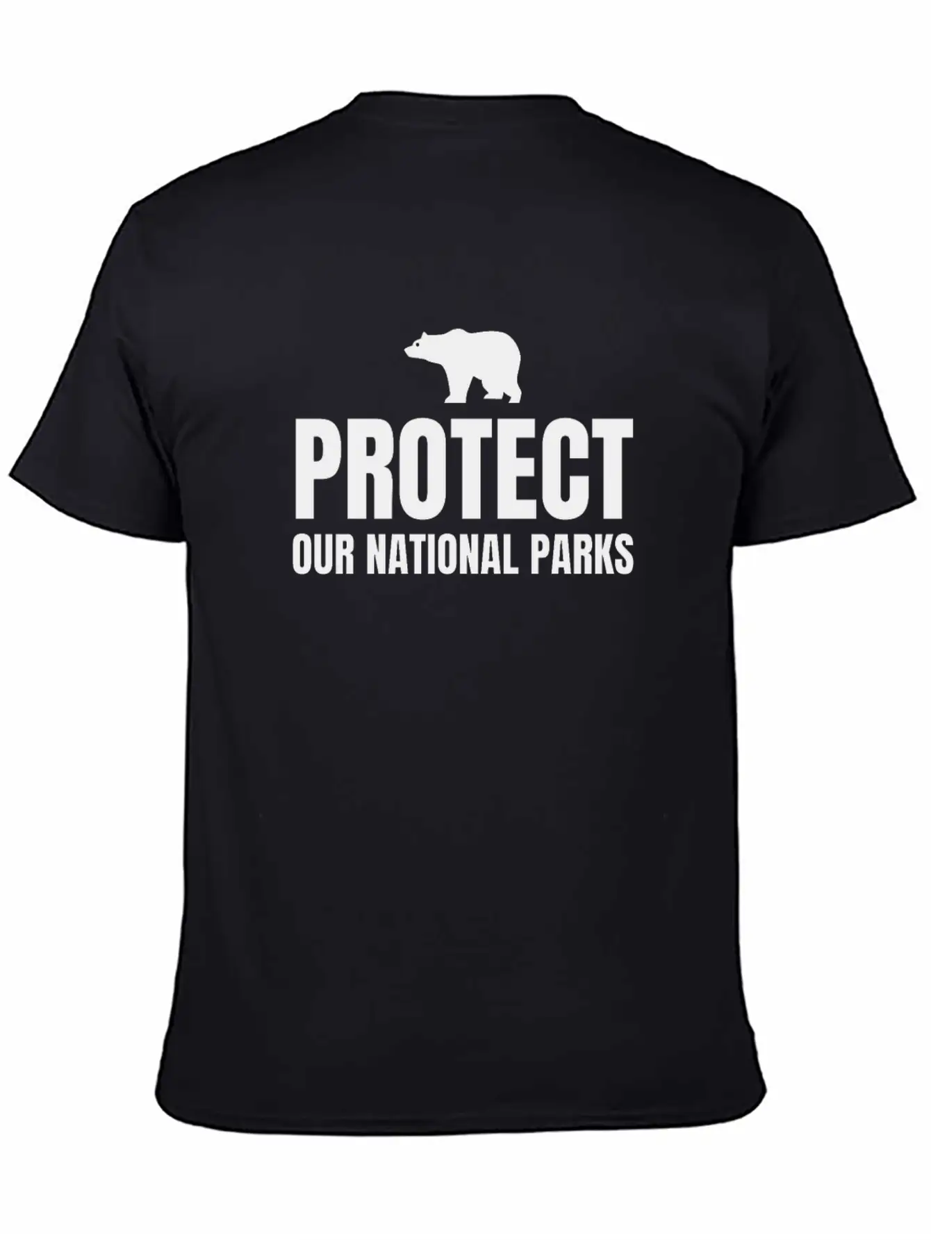 PROTECT OUR NATIONAL PARKS Modern Fit Casual T-Shirt ��� Clean And Versatile Design