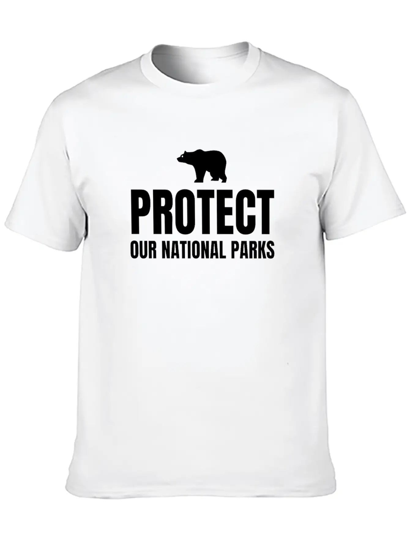 PROTECT OUR NATIONAL PARKS Modern Fit Casual T-Shirt ��� Clean And Versatile Design