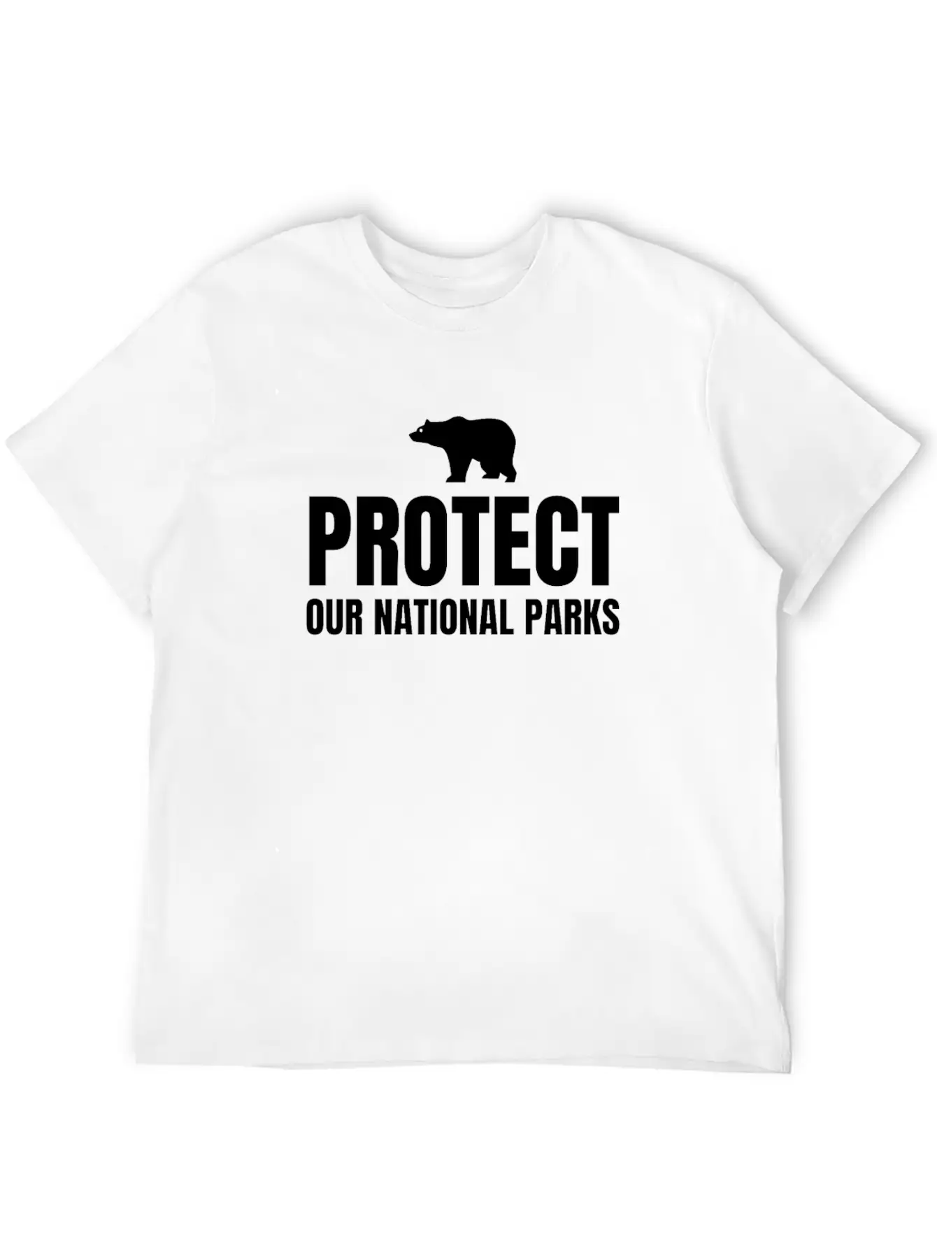 PROTECT OUR NATIONAL PARKS Modern Fit Casual T-Shirt ��� Clean And Versatile Design